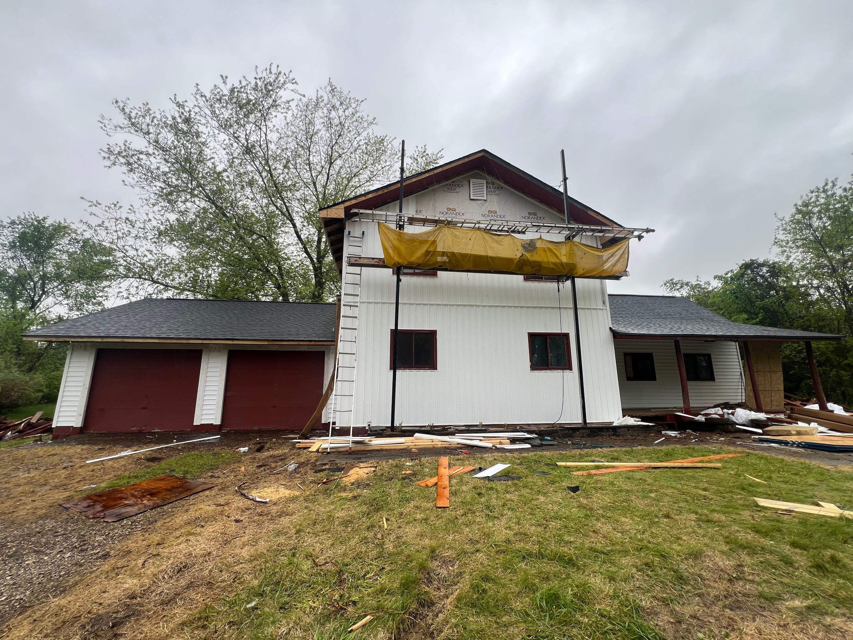 Old Farmhouse Remodel by Columbus Roofing Company