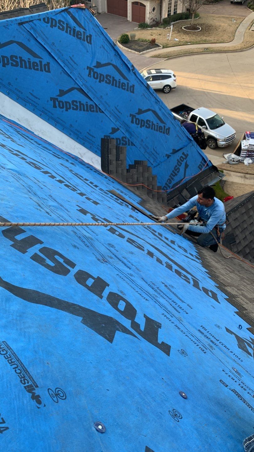 Full Roof Replacement On Beautiful Home in McKinney Texas by Elite Roofing LLC