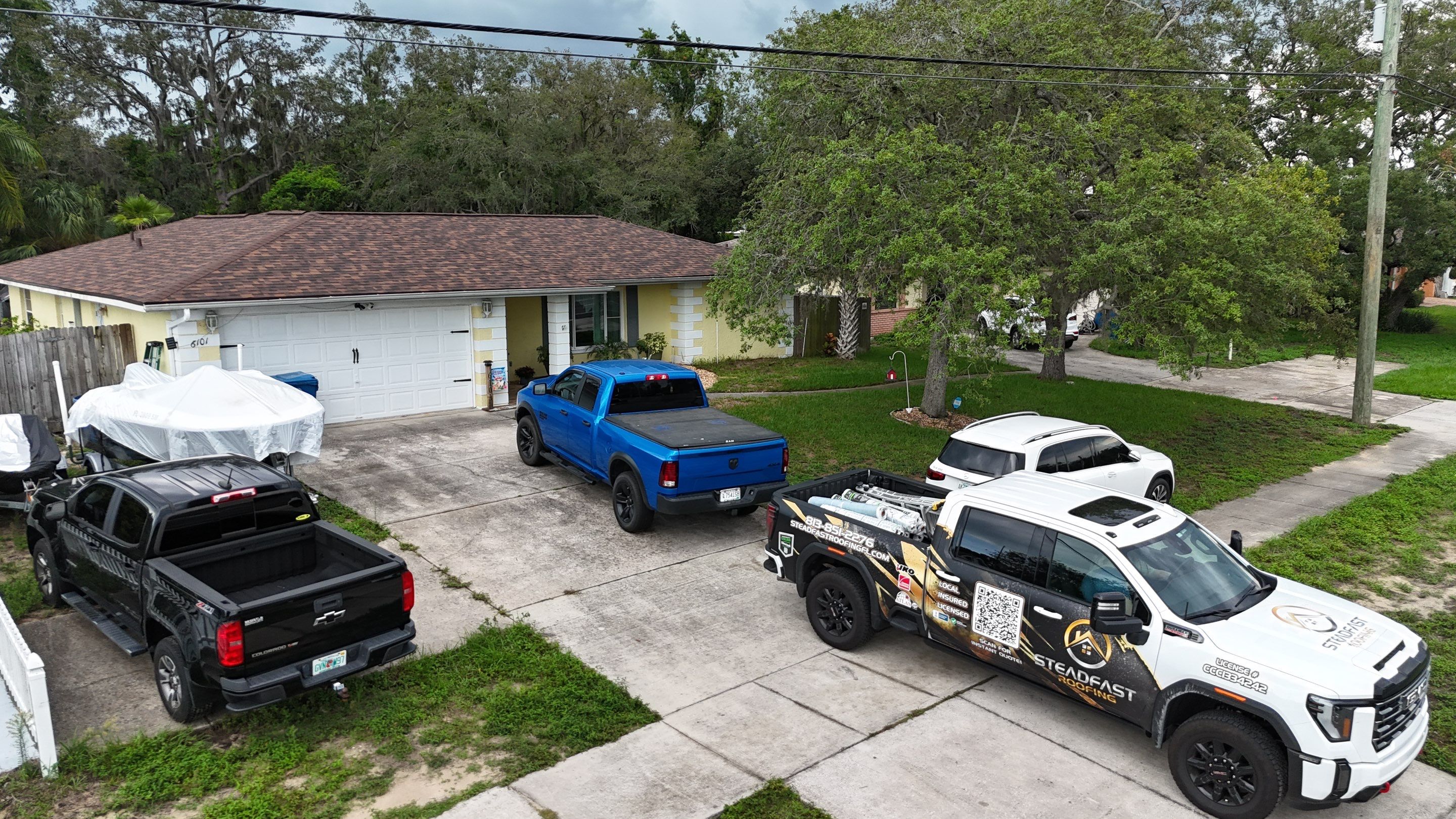 Roof Replacement in Spring Hill, FL by Steadfast Roofing 