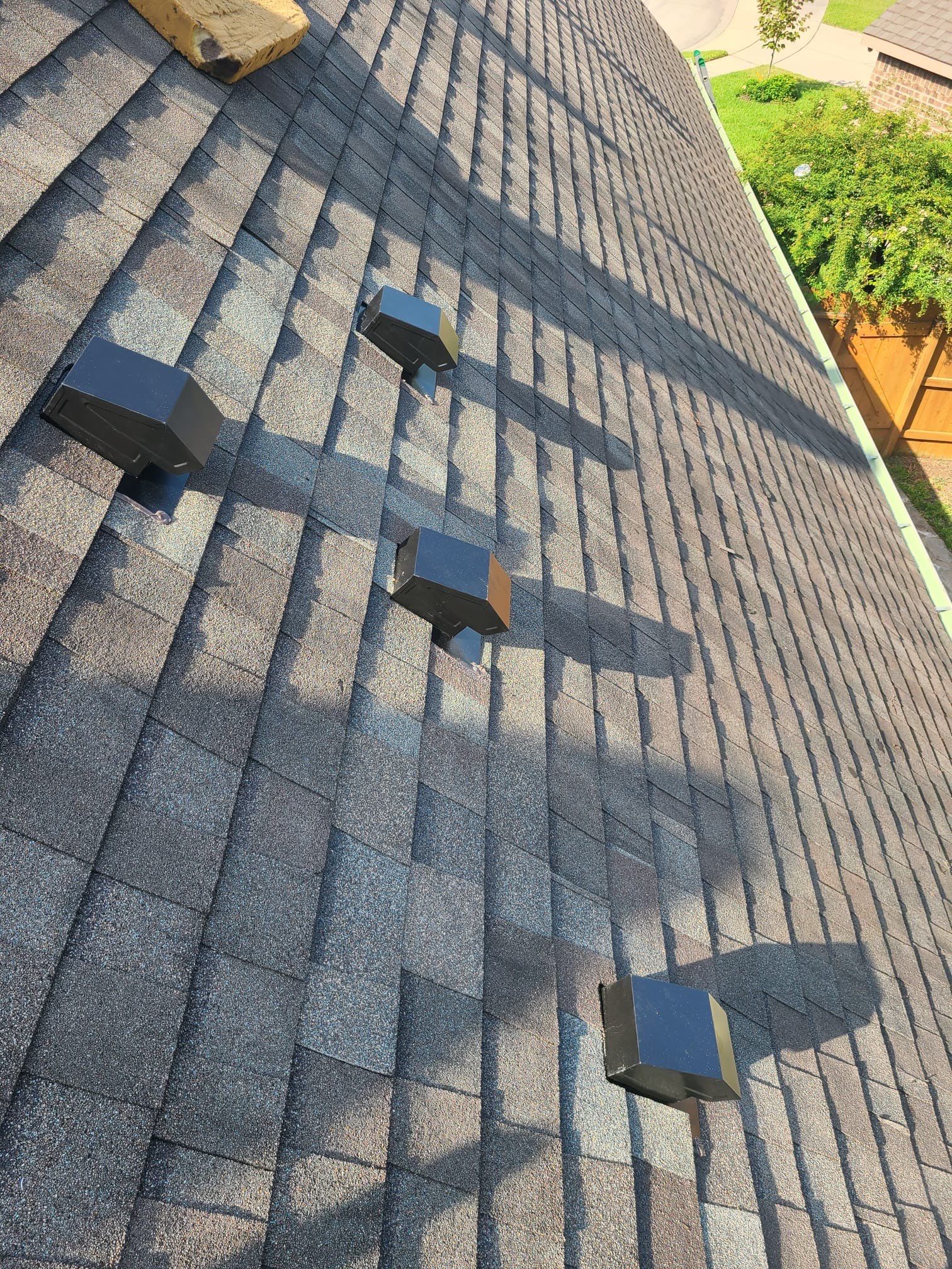 Hail Damage using Owen's Corning Duration (Lifetime) Shingles by Roof Repair Company