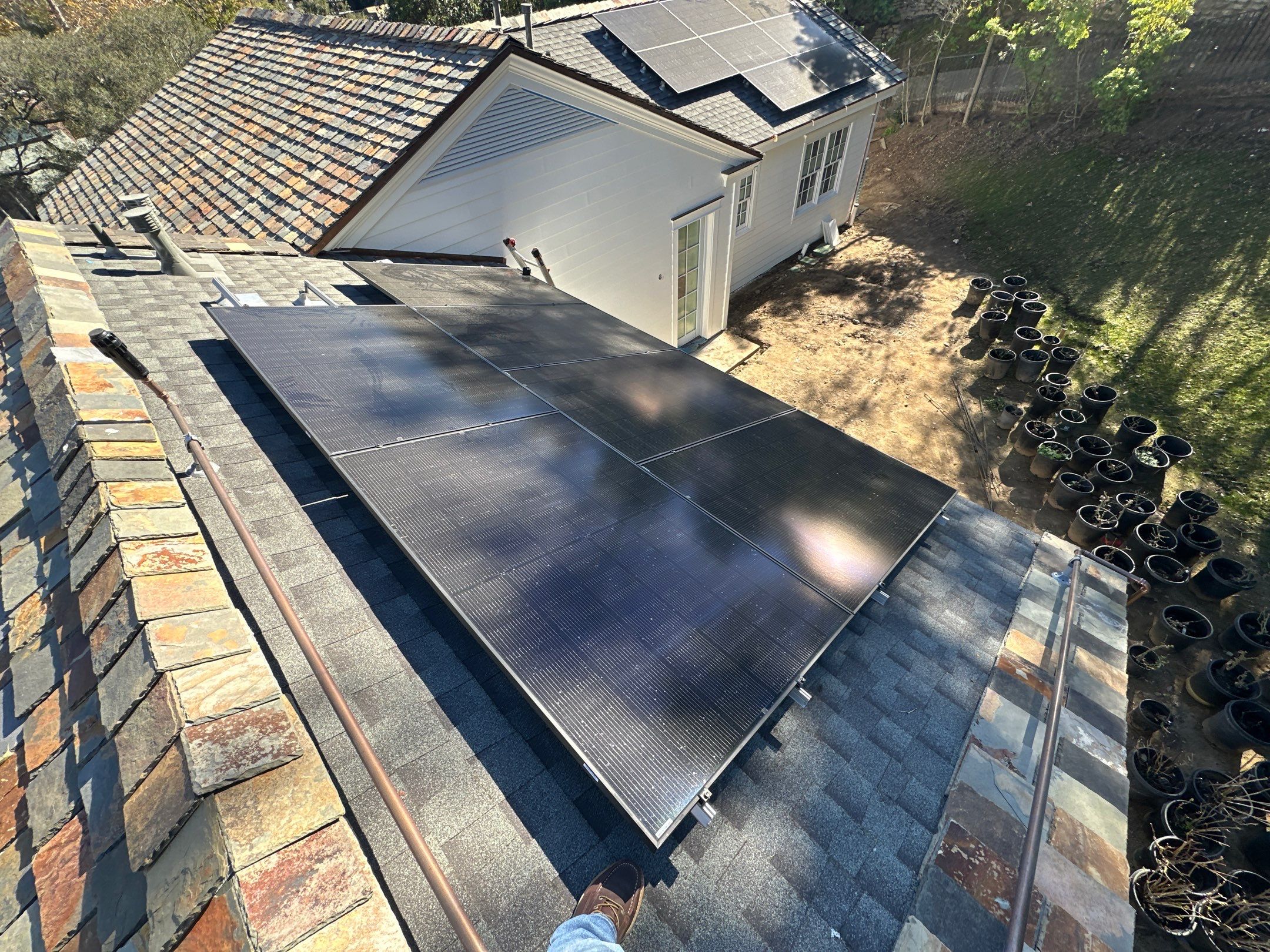 High-Efficiency Solar Panel Installation for New Construction in Los Angeles by AWS Solar
