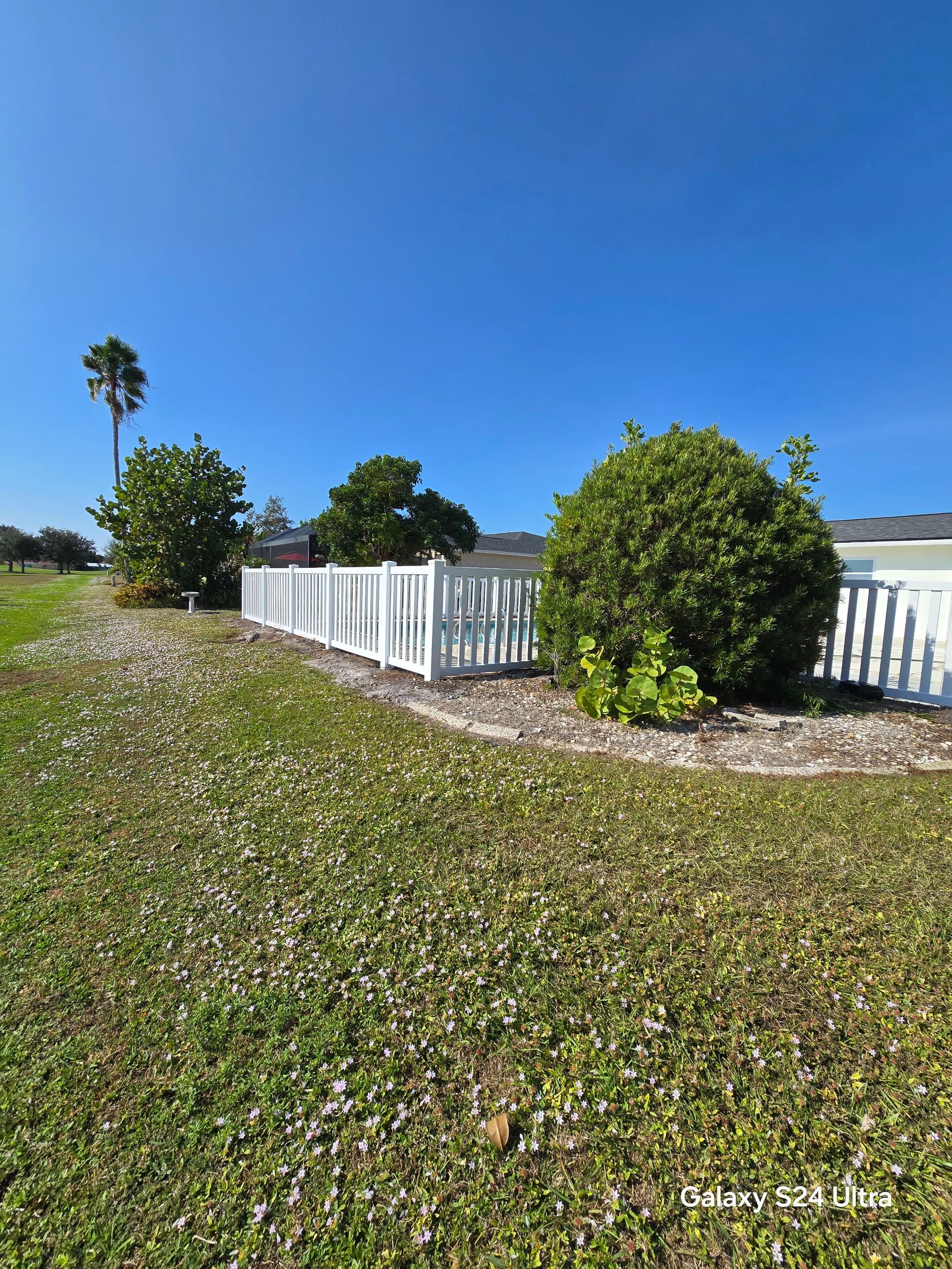 Vinyl Picket Fence for Pool in Port Charlotte by True Fence LLC