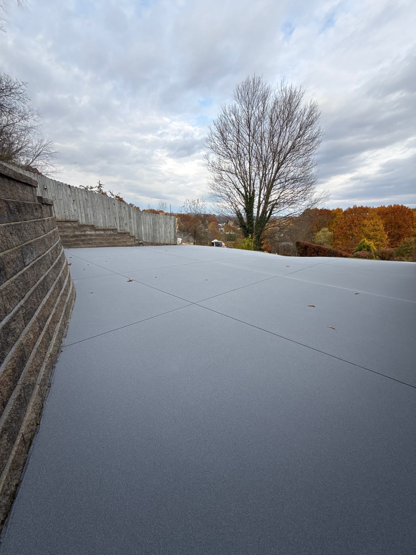 Steep Driveway Project in Sarver by Floors in a Day, Inc