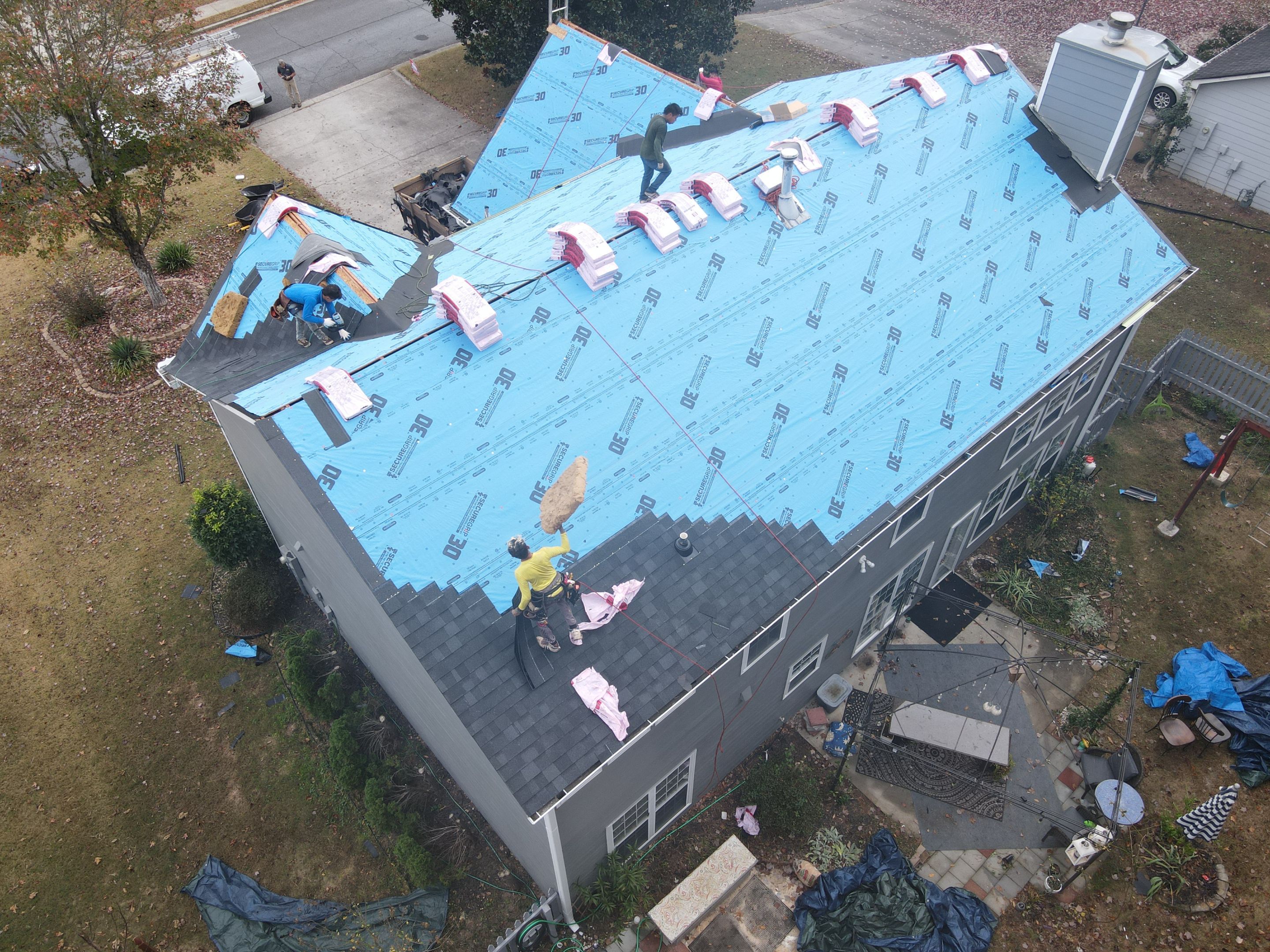 Residential Roofing Installation using Owens Corning by Inspector Roofing and Restoration