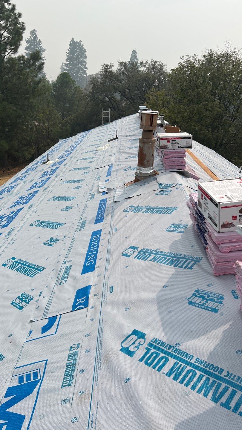 Gutters and new Roof by Byers Enterprises 