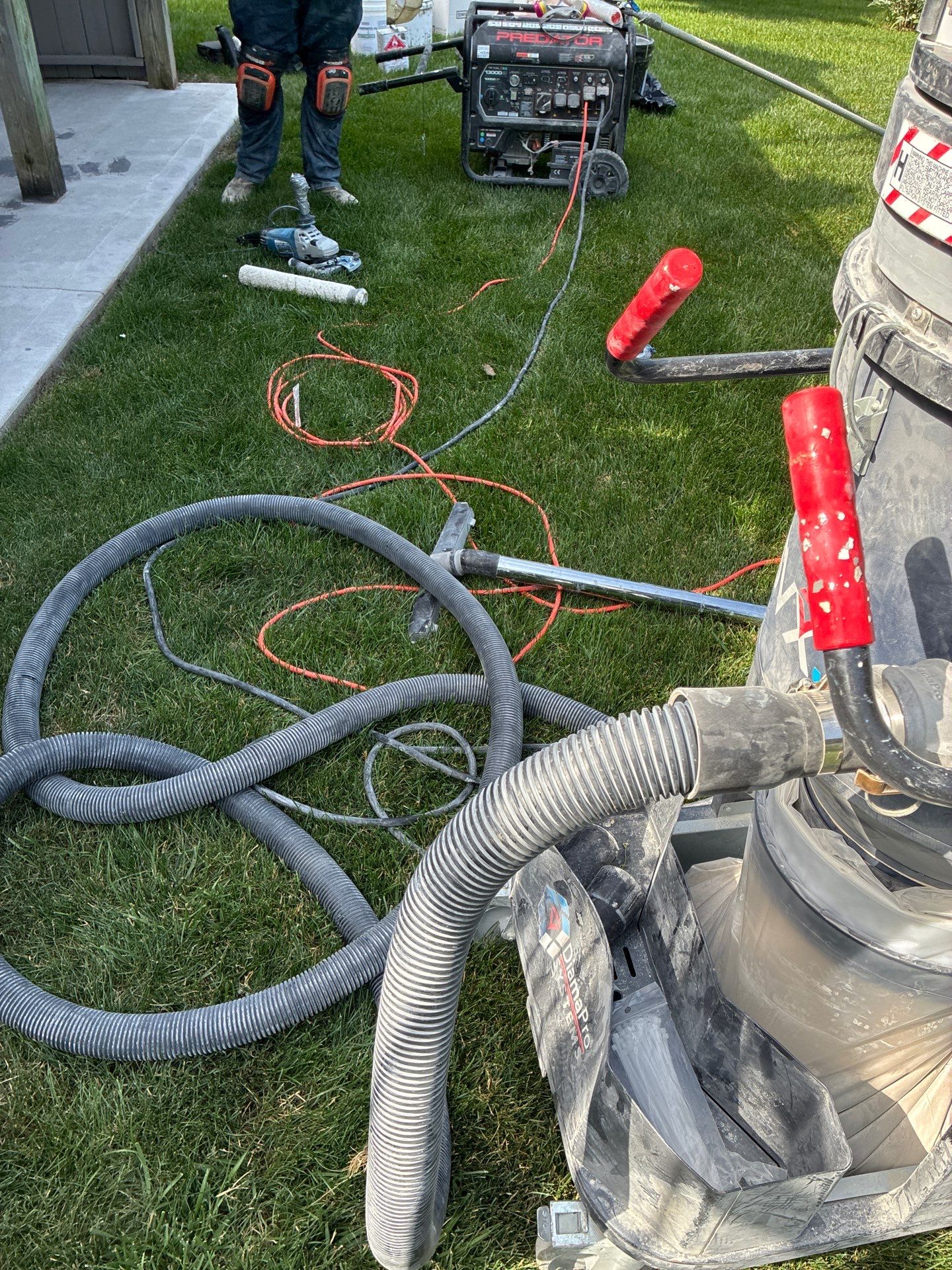 Patio Concrete Coating for West Des Moines Patio and Landing by Revival Concrete Coatings