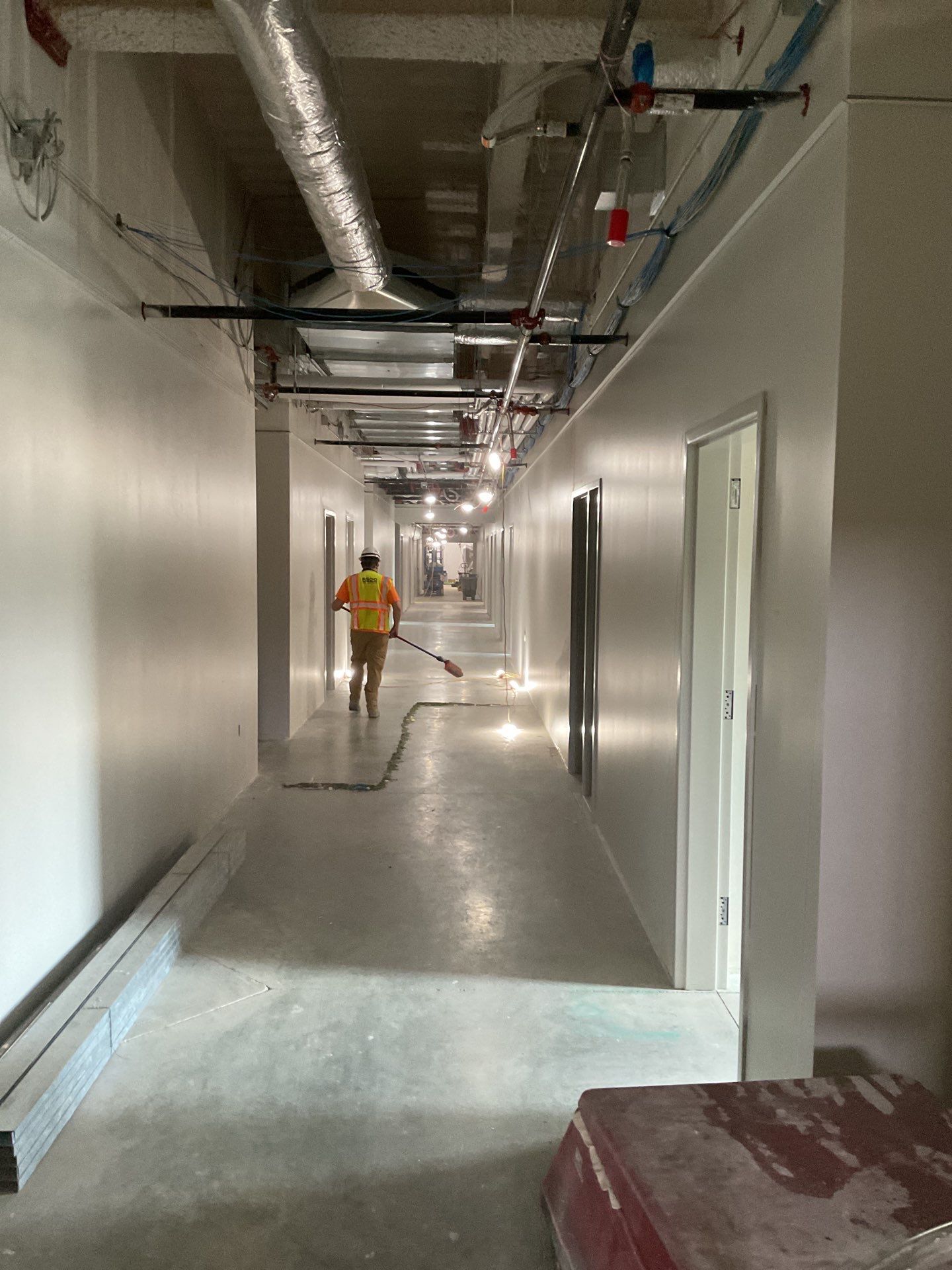 New Commercial Build Painting by Select Painting, Coatings & Garage Cabinets