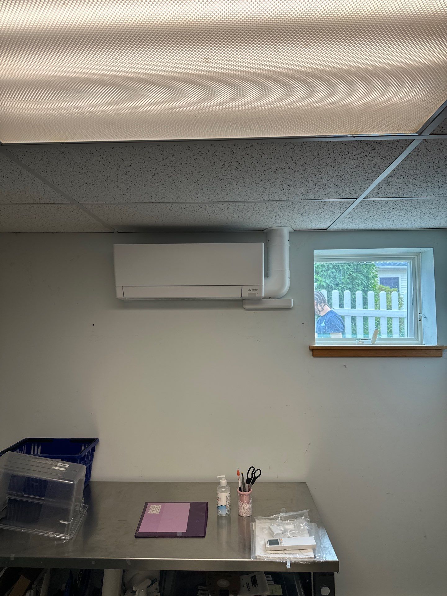 Ductless Heating and Cooling Installation for Jamestown Community Food Bank by Ocean State Air Solutions
