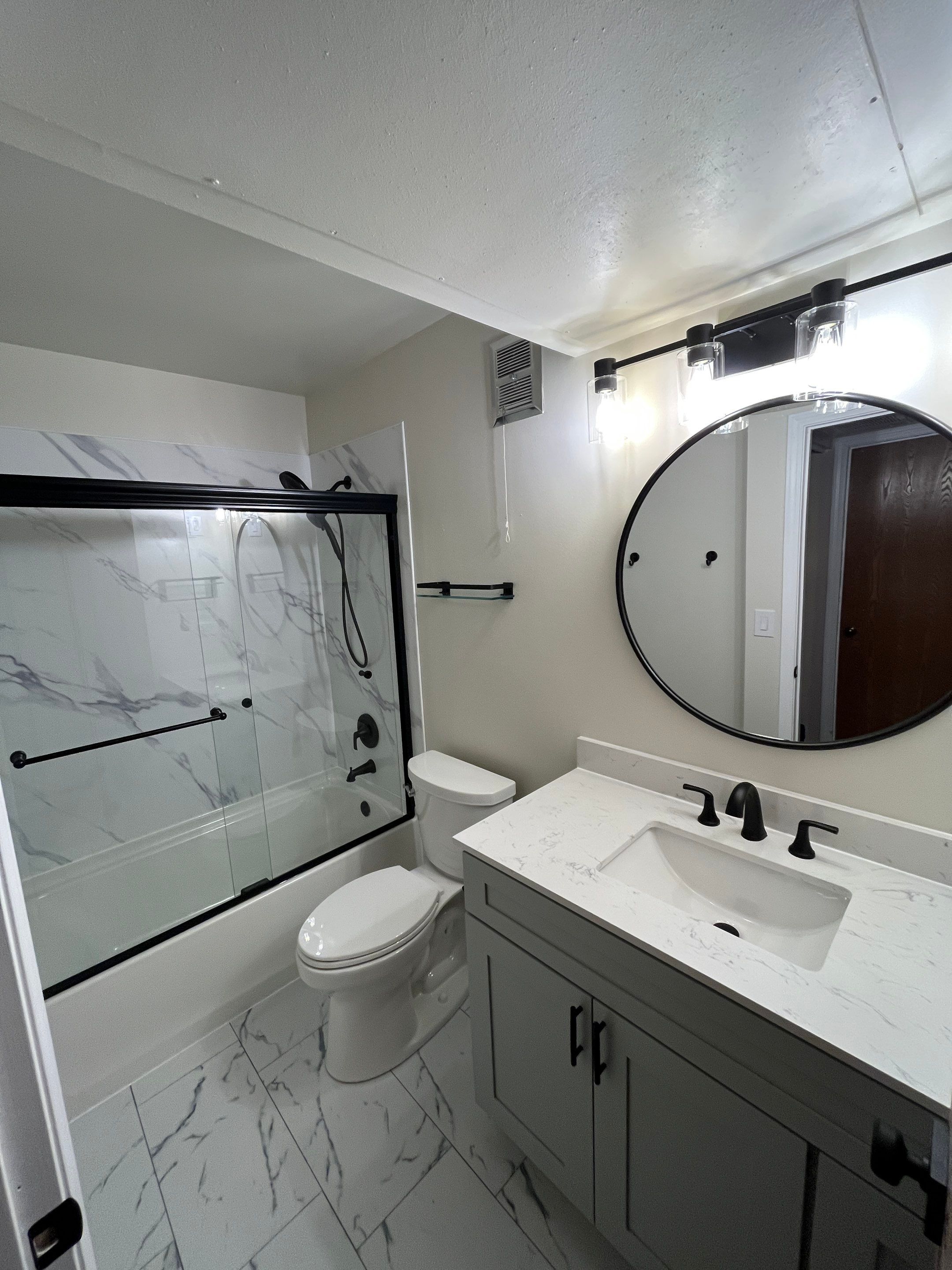 Acrylic Shower Install in Aurora by Snap Home Solutions