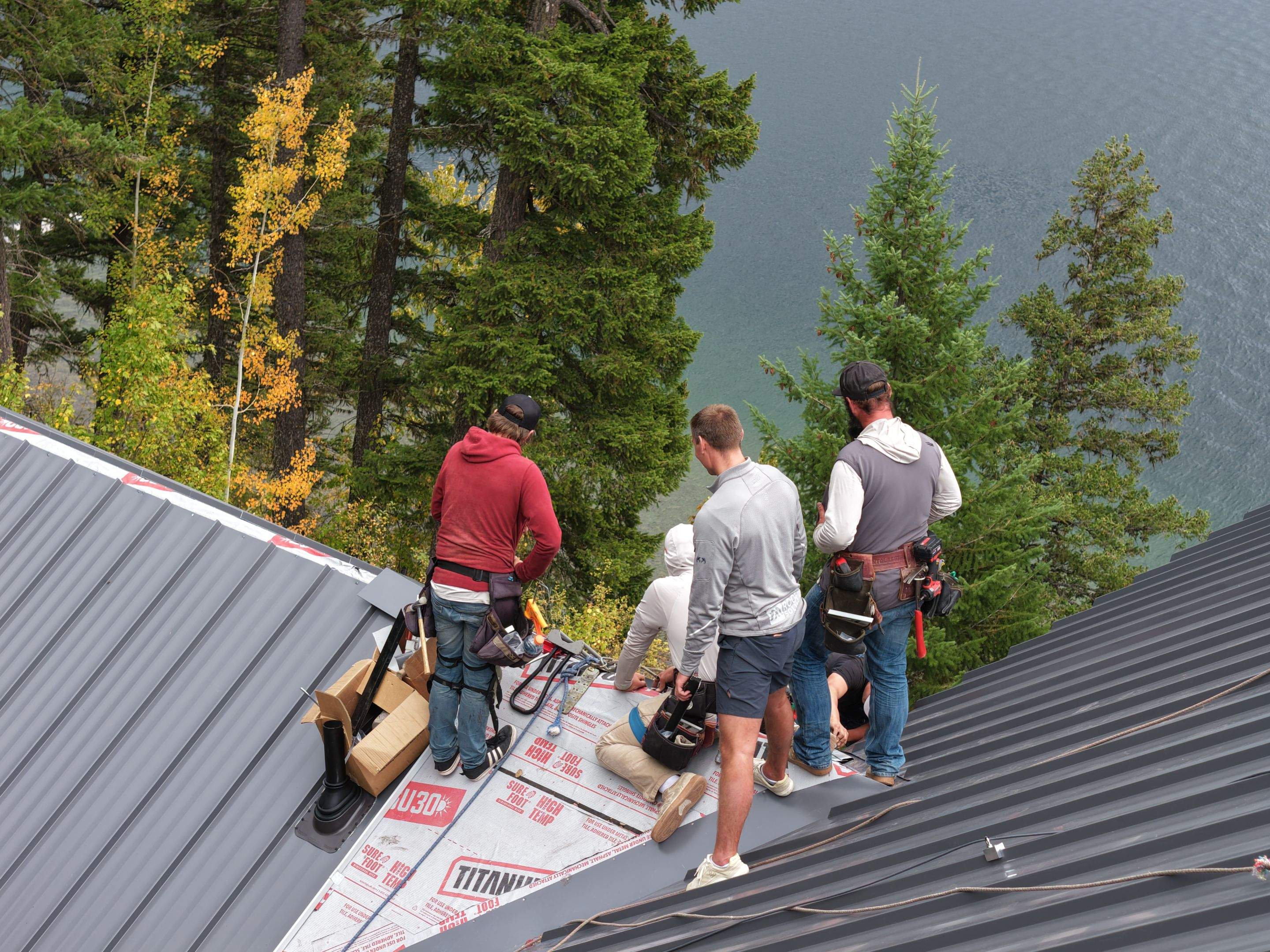 16" Mechanical - Dark Gray  by Montana Roofing Solutions