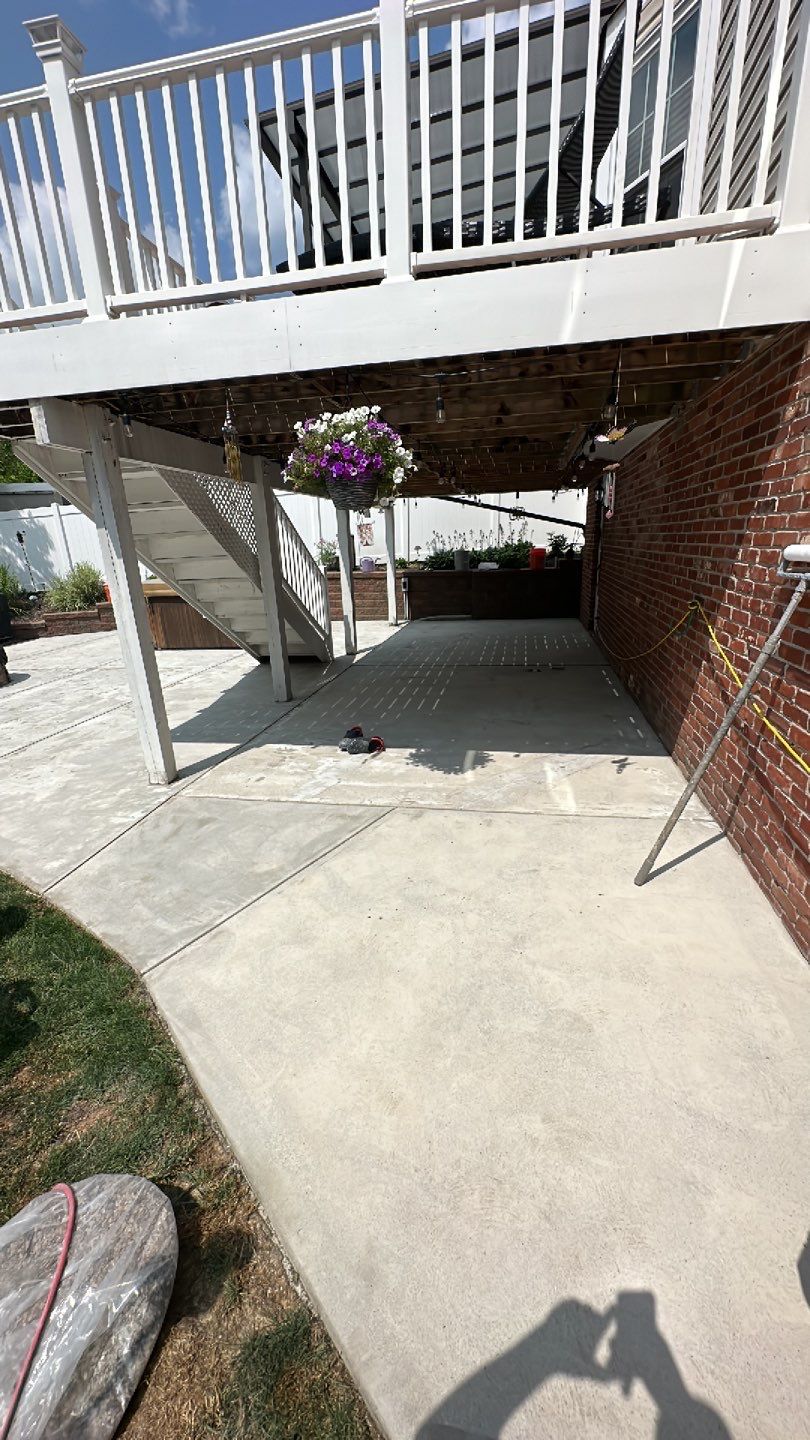 Large Patio Project in Imperial by Floors in a Day, Inc