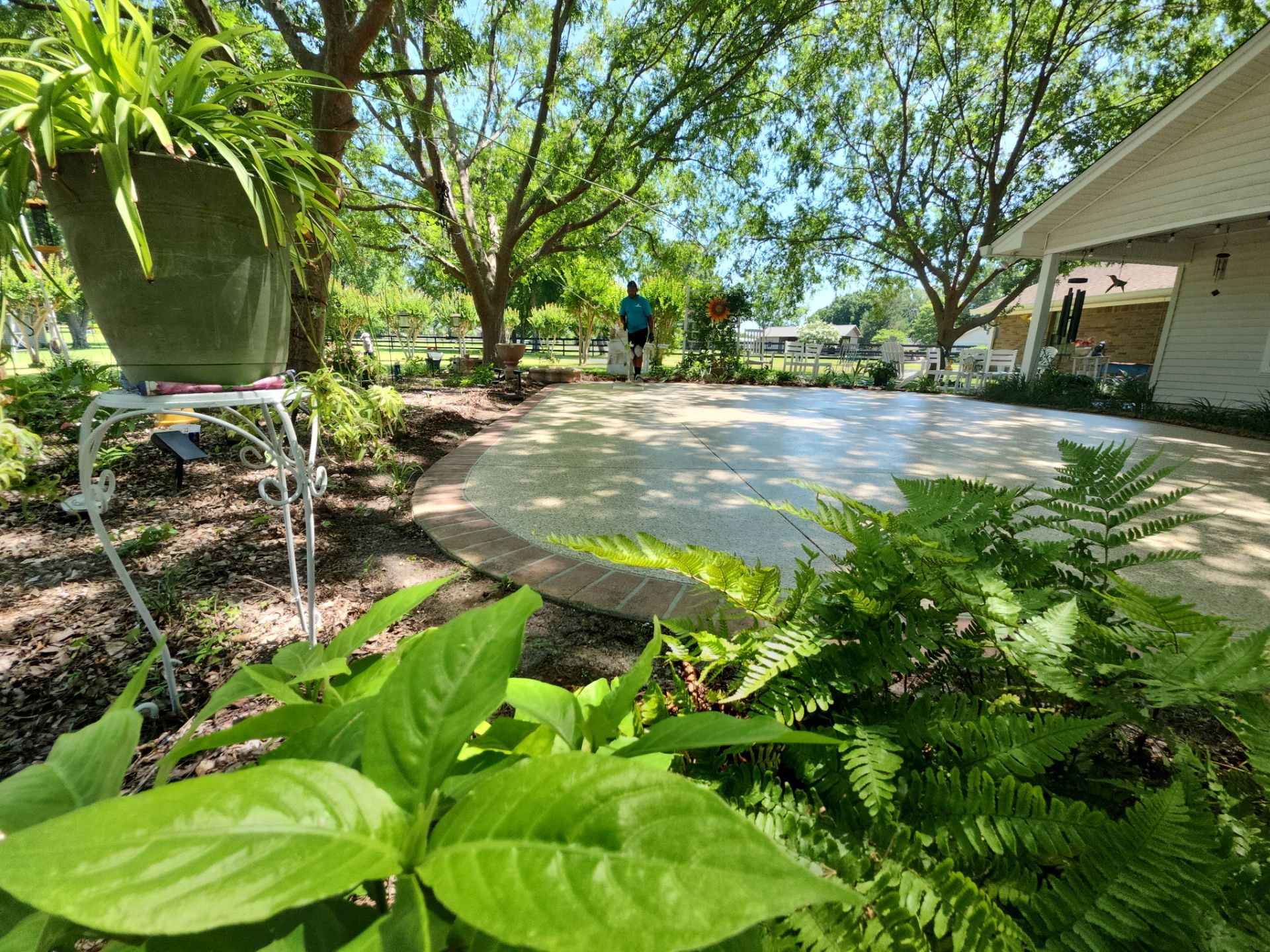 Patio Oasis by Deese Elite Concrete Coatings