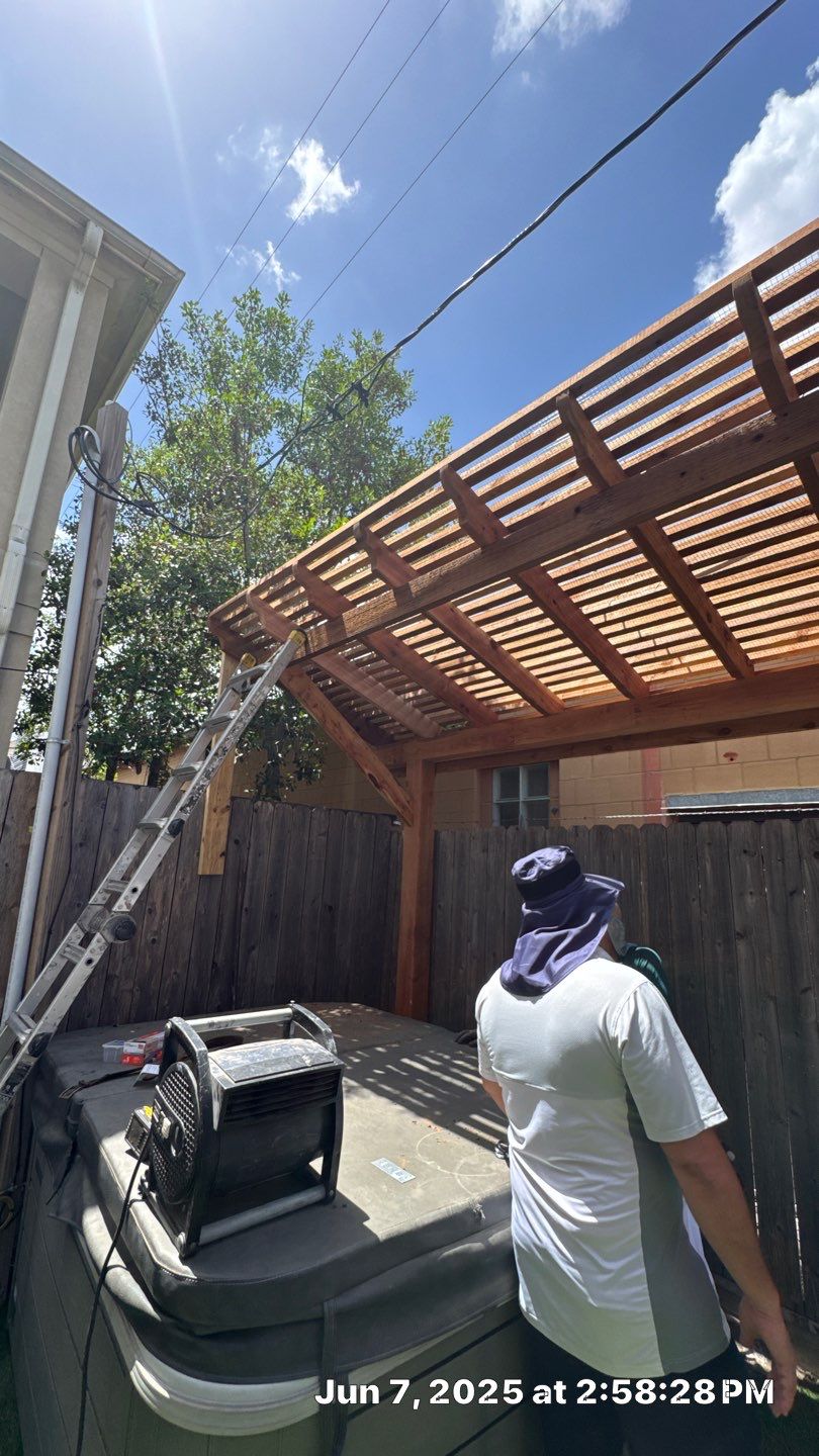 🌿 Kristy’s Backyard Privacy & Pergola Transformation by Texas Urban Elements