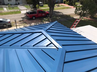 Metal Roof - Galvalume Regal Blue