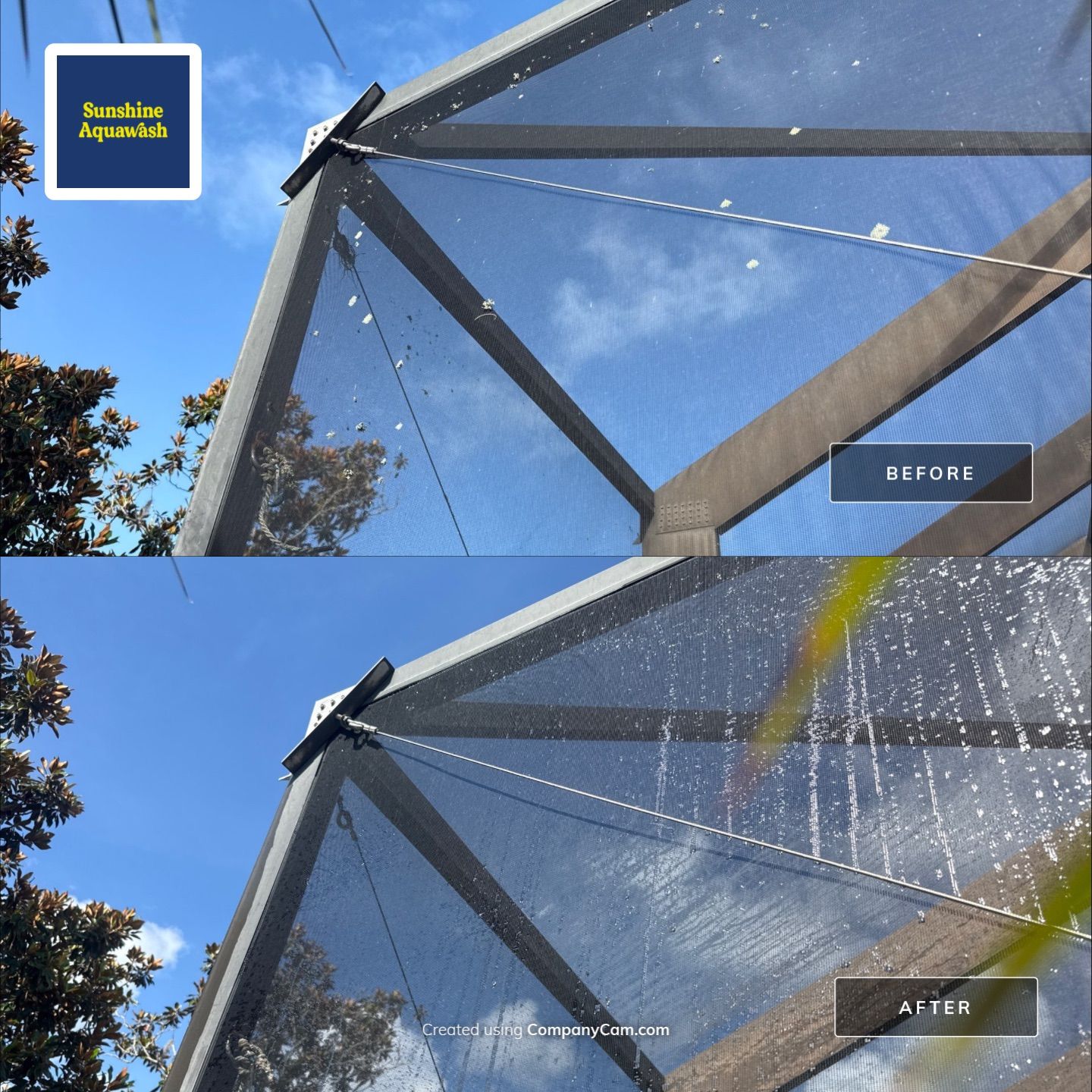 Pool Cage Screen Enclosure Cleaning – Oakley Community, Ellenton, FL 34222 by Sunshine AquaWash