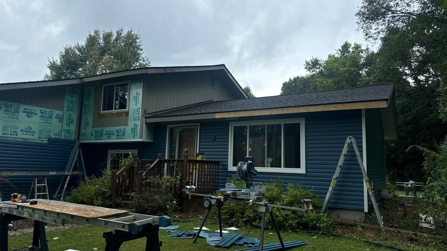 Siding Replacement using Alside D4 1/2" Dutchlap by 180 Contractors