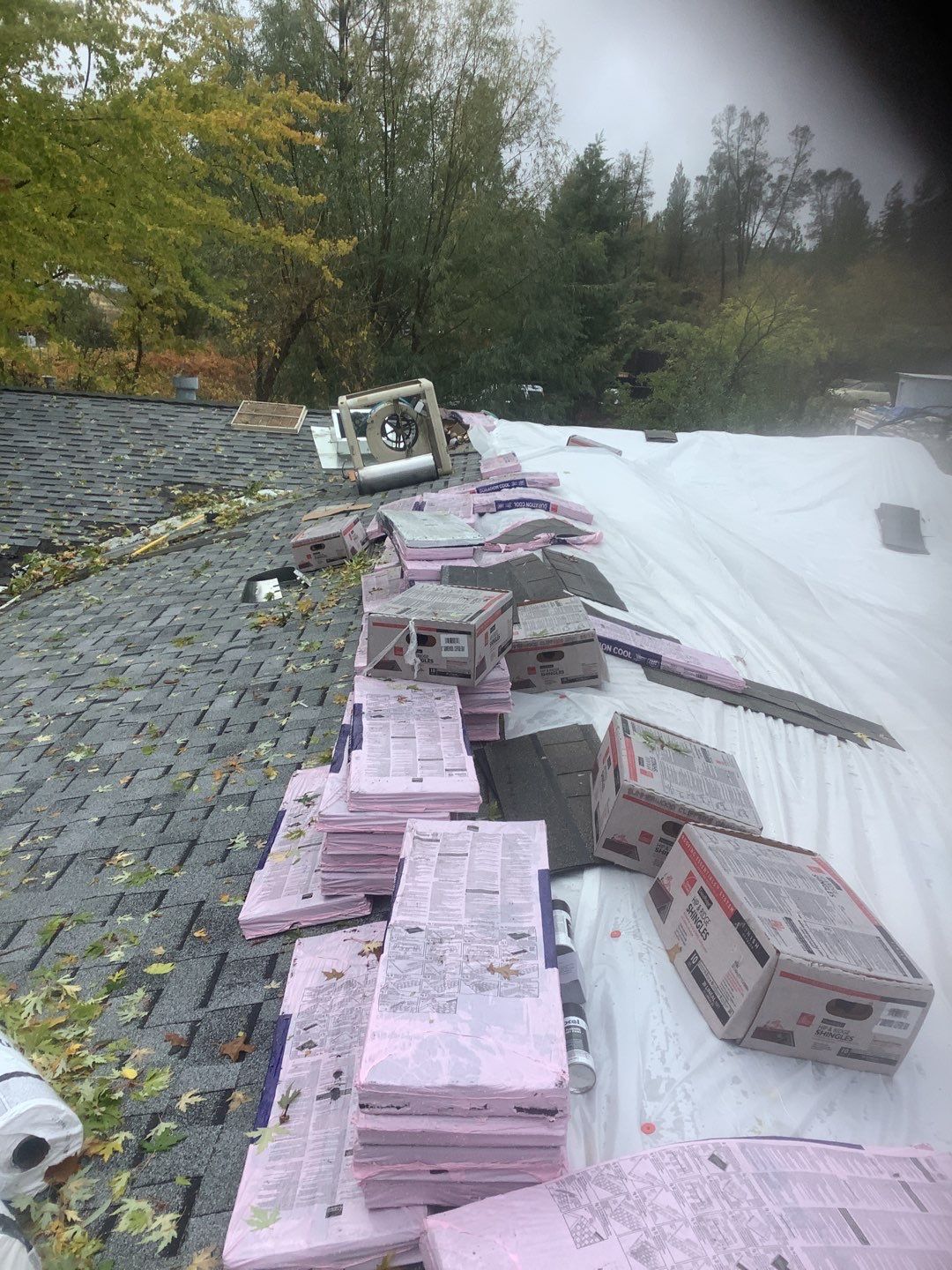 Residential Roofing Installation using Owens Corning Roofing Shingles by Byers Enterprises 