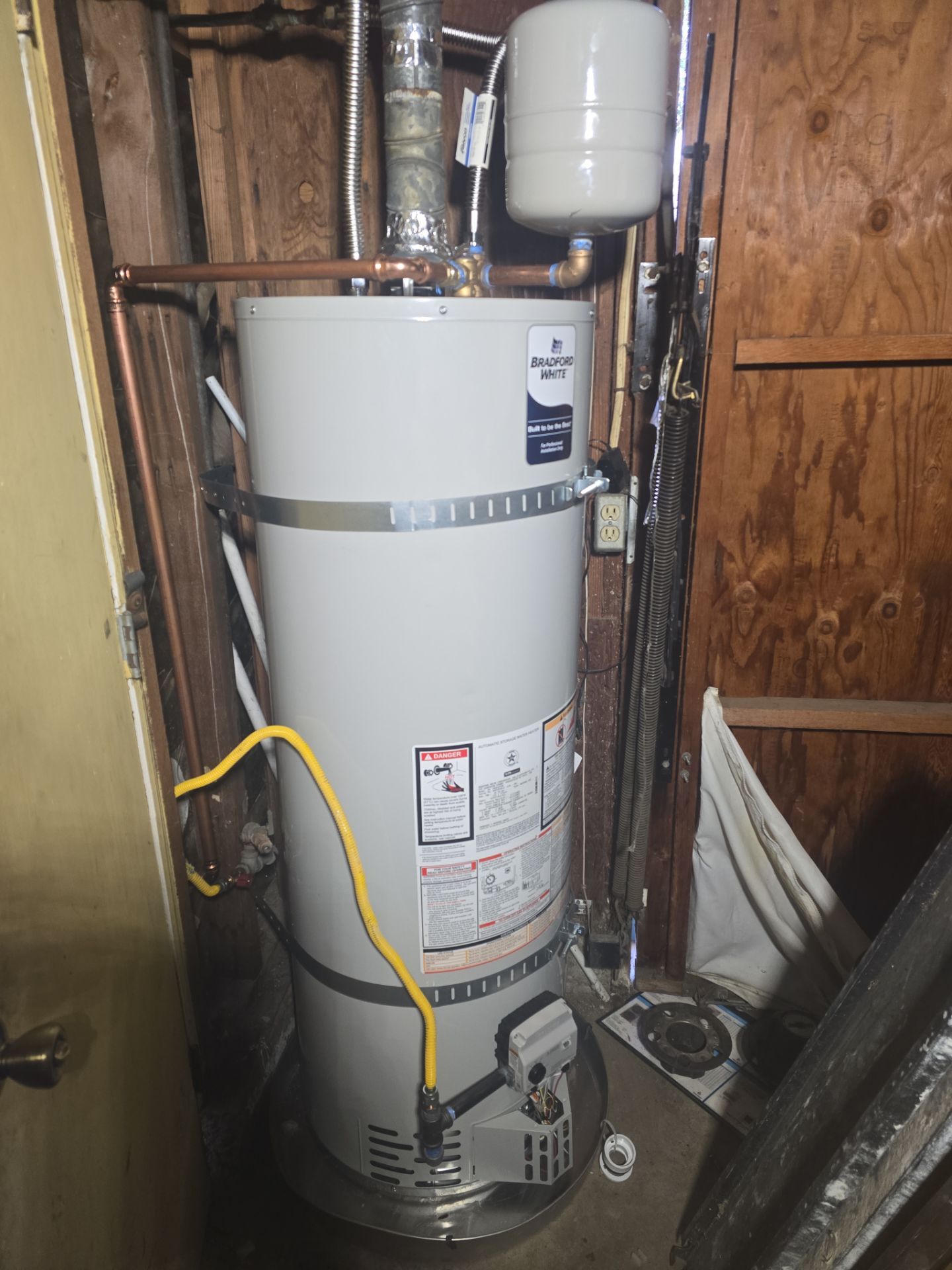 Water Heater Installation and Outside Piping by Us Plumbing