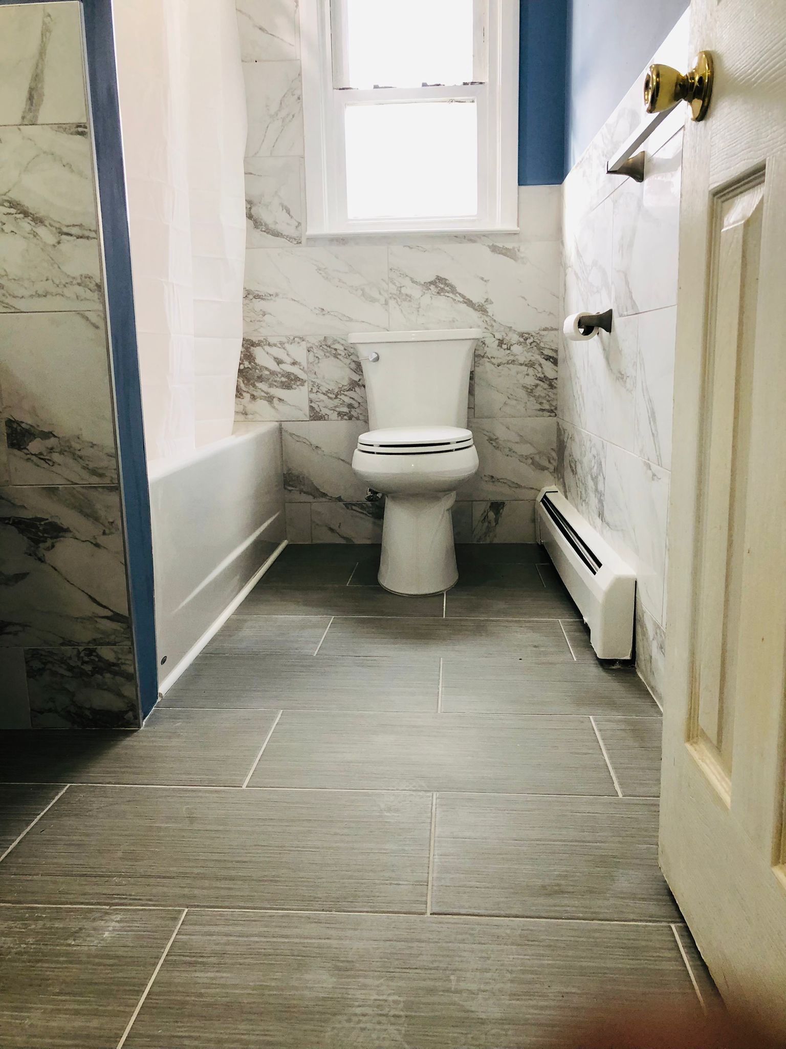 Bathroom Remodel using Tile by Home Concepts Construction