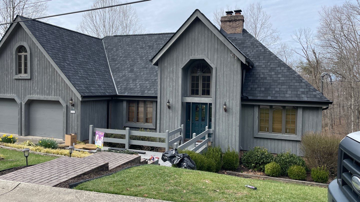 Residential Roofing Installation using Certainteed Belmont Shingle in Black Granite by Secure Construction Company Inc