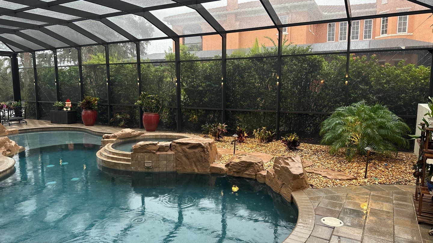Interior Lanai Lighting  by Illuminate Landscape Designs