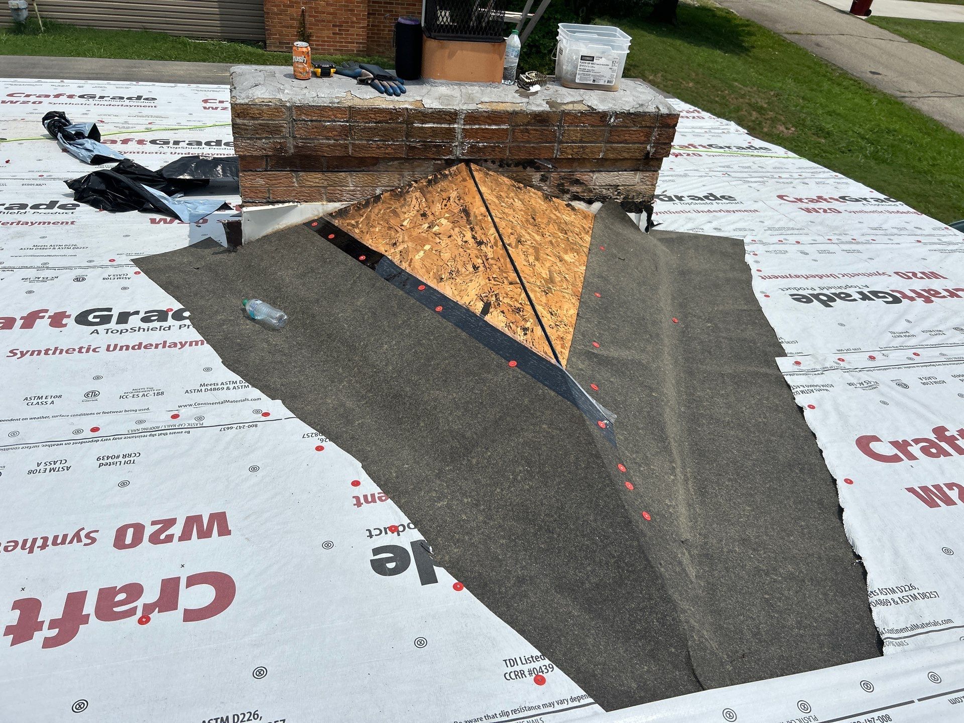 Residential Roofing Installation using Metal by Mr. Roofer
