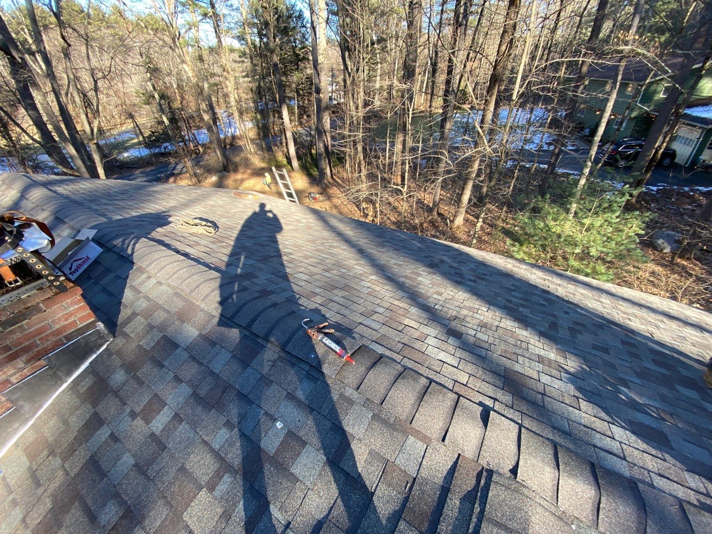 Residential Roofing Installation using Owens Corning TruDefinition by Sensible Home Solutions
