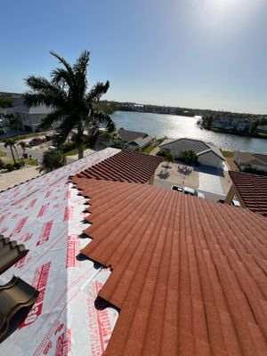 Decra Stone-Coated Metal Roof Installation for Bonita Springs Estate