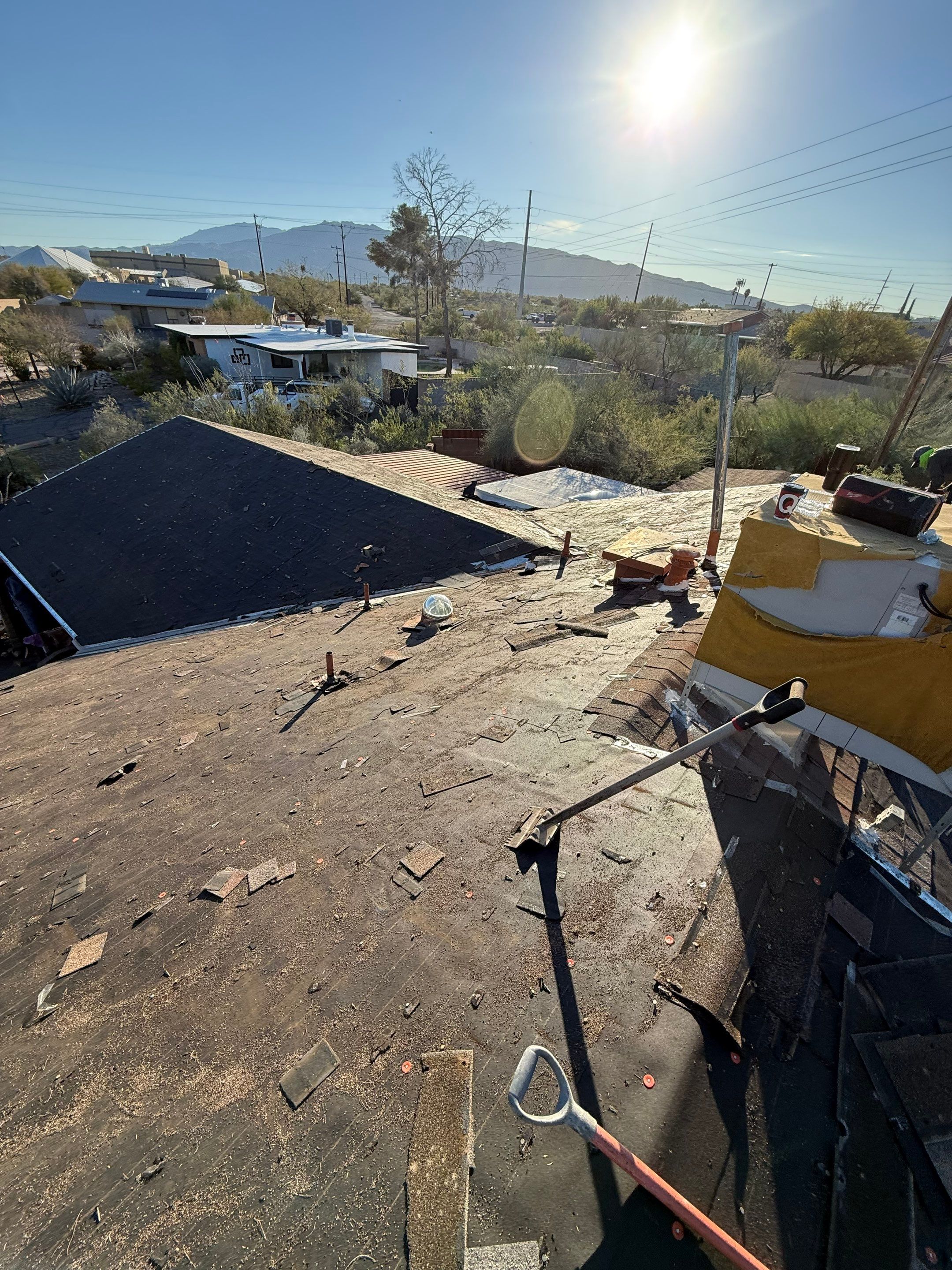 Project in Tucson by West Coast Roofing AZ