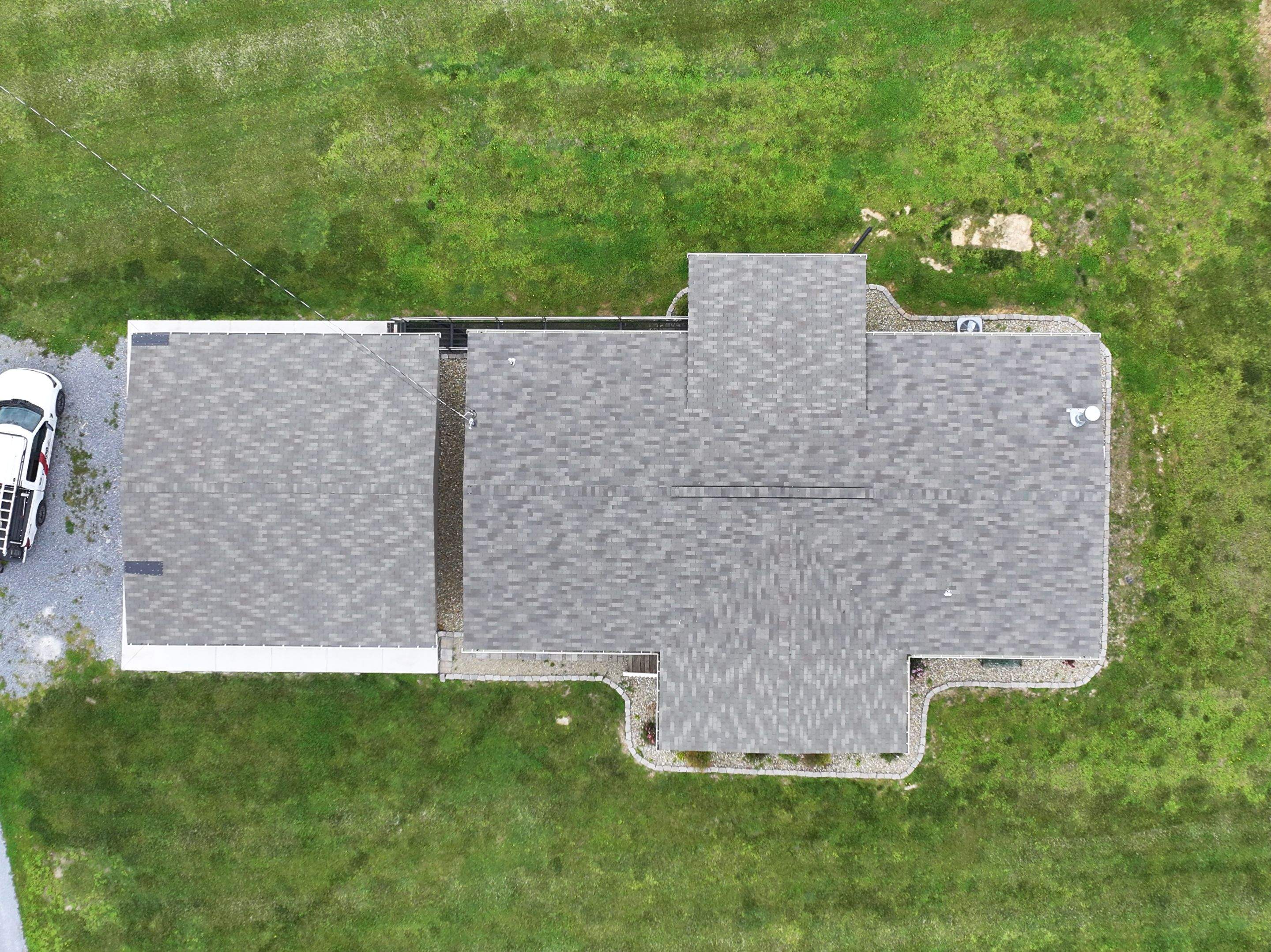 Burnished Slate Frost AG Panel by Omnia Roofing