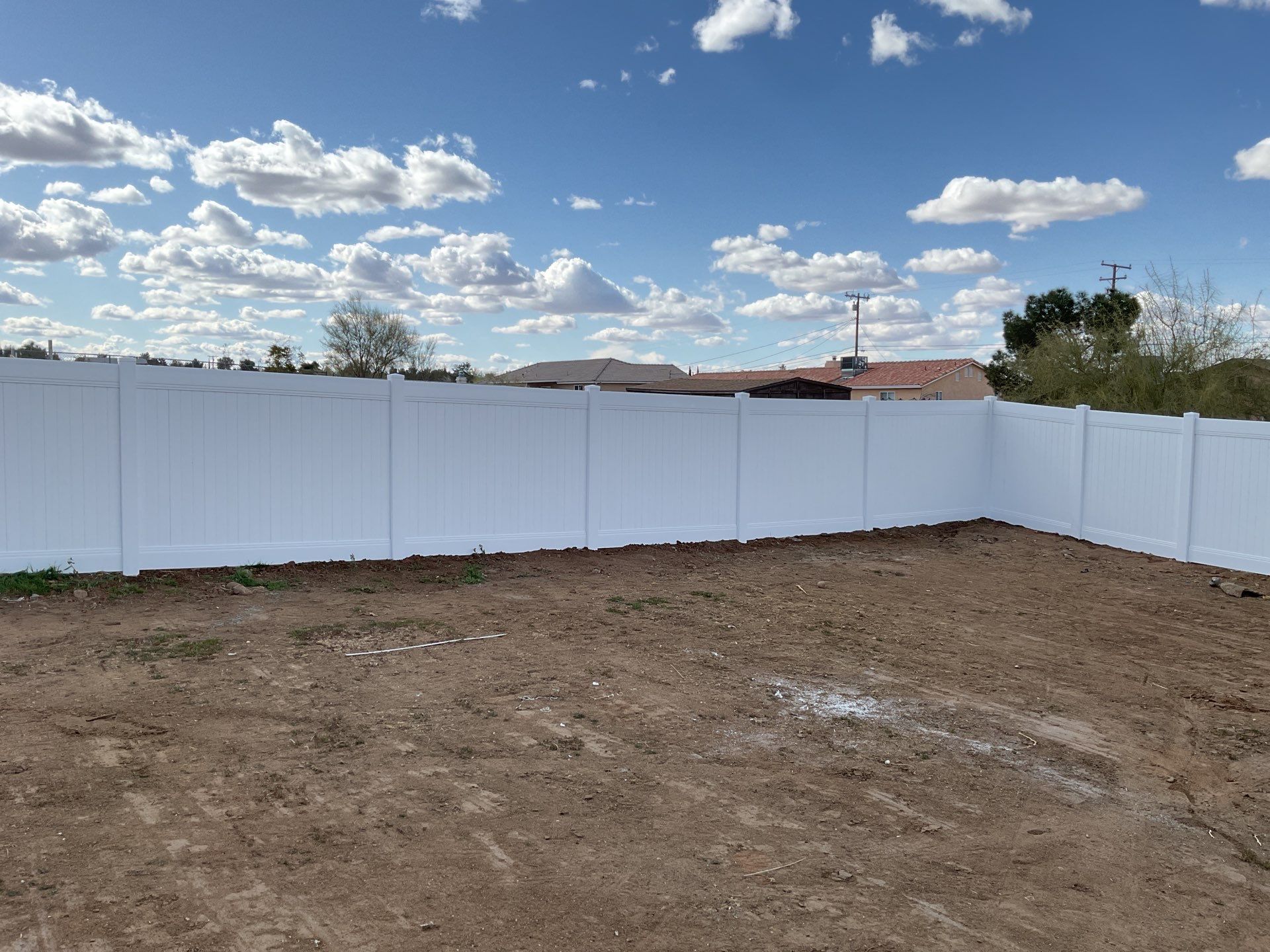 Fence Installation using Vinyl by Fence Guys Inc. 