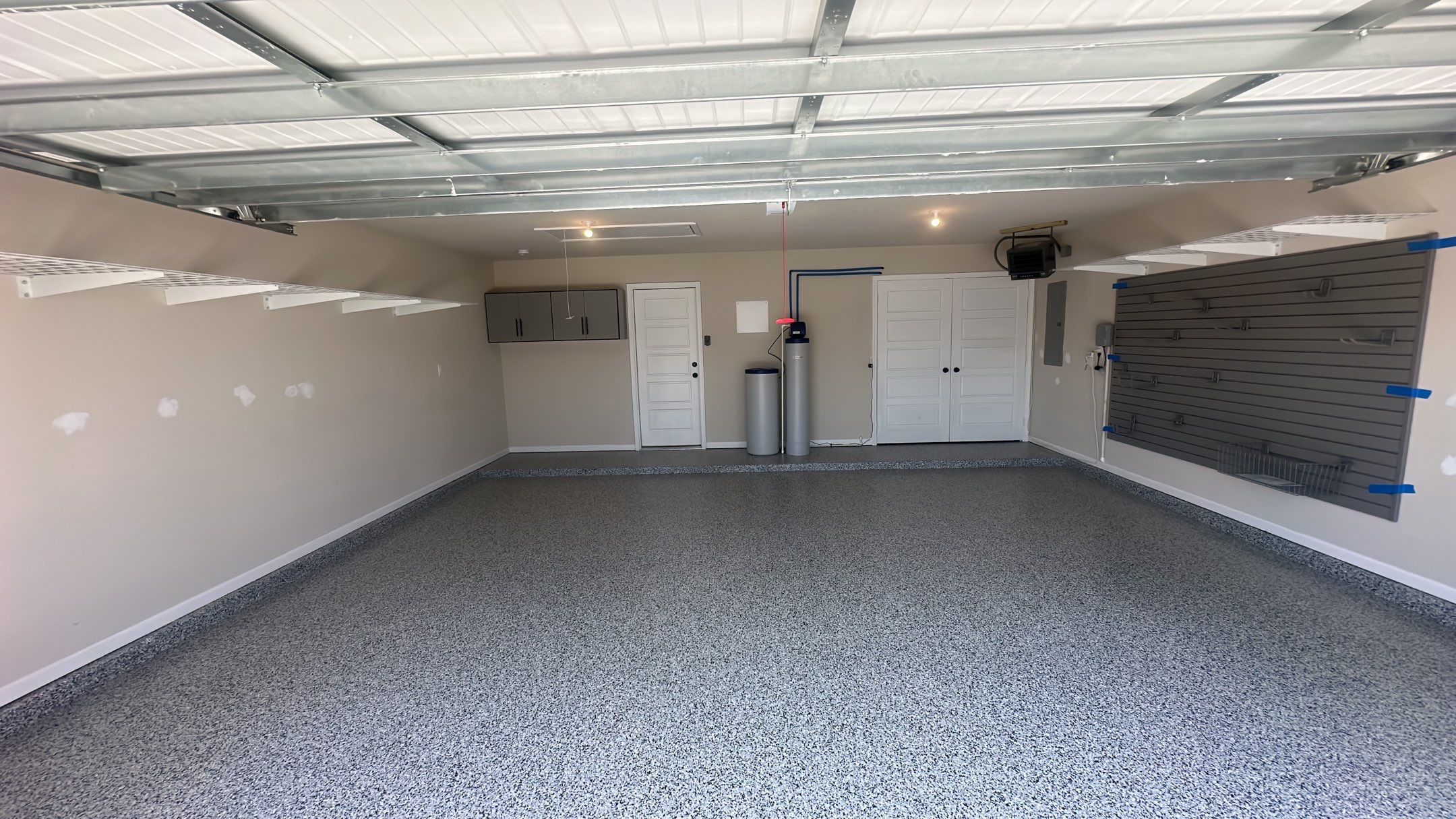 Mike T. changed the look of his garage with a Banner Garage Floor and Storage by Banner Garage
