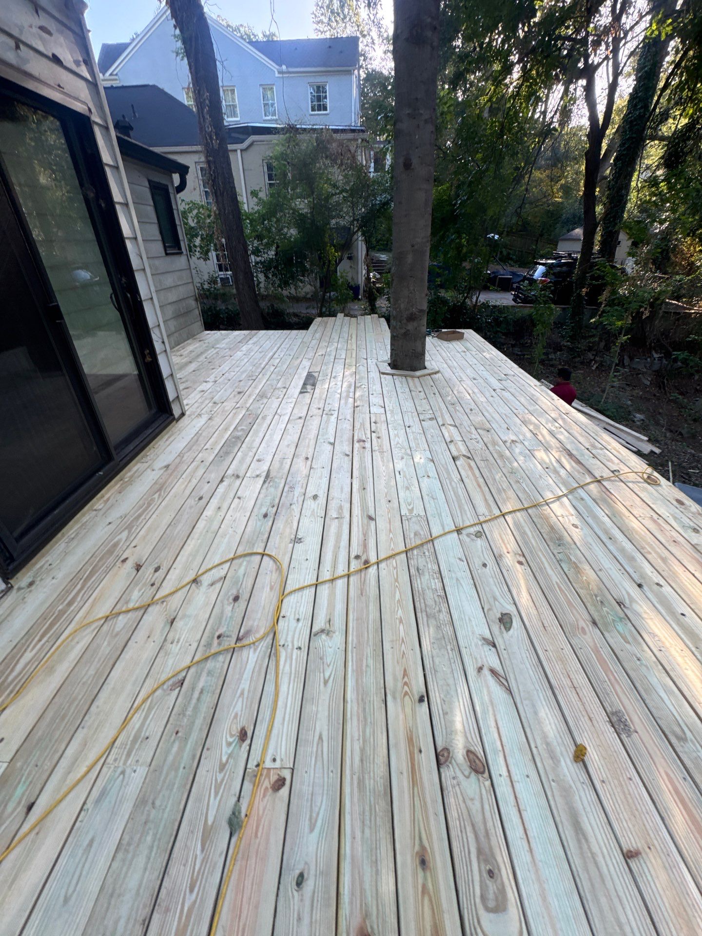 Pressure Treated Pine Deck Build in Atlanta, GA by Nelson Exteriors