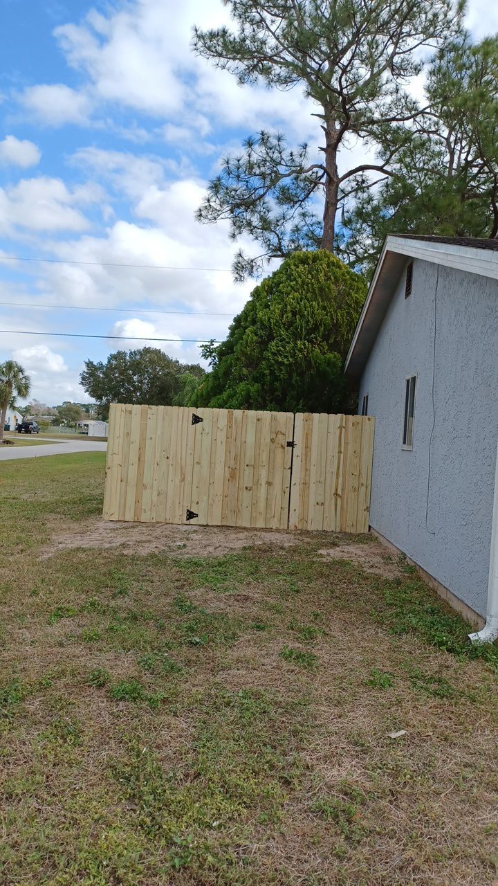 North Port, FL 6ft. Tall Treated Board on Board Privacy Fence by Asap fence and gates, LLC