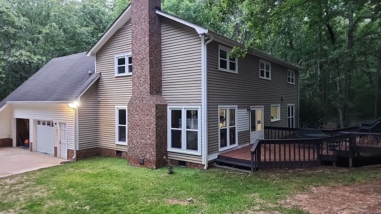 House Wash using cleaner by Power Wash Masters LLC