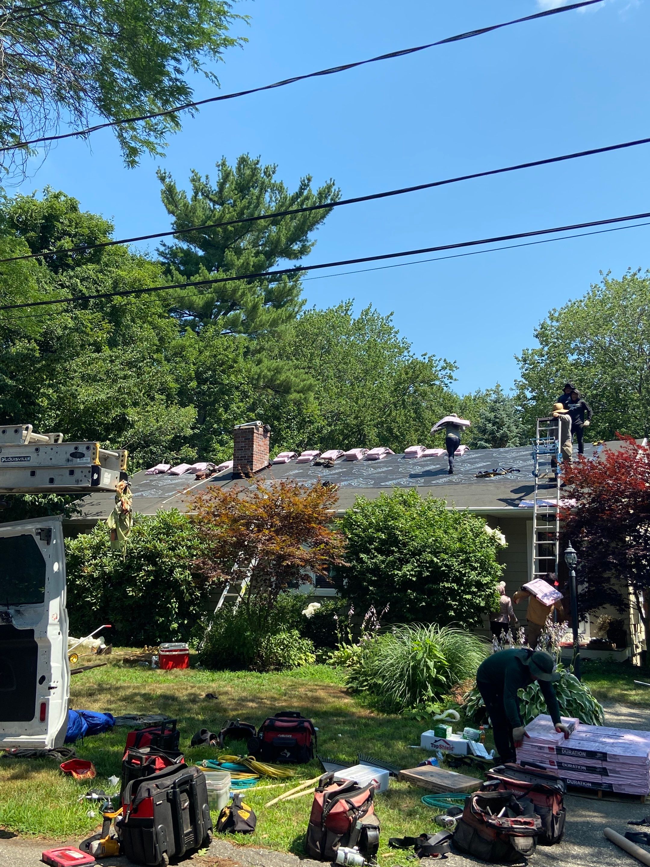 Residential Roofing Installation using Owens Corning TruDefinition by Sensible Home Solutions