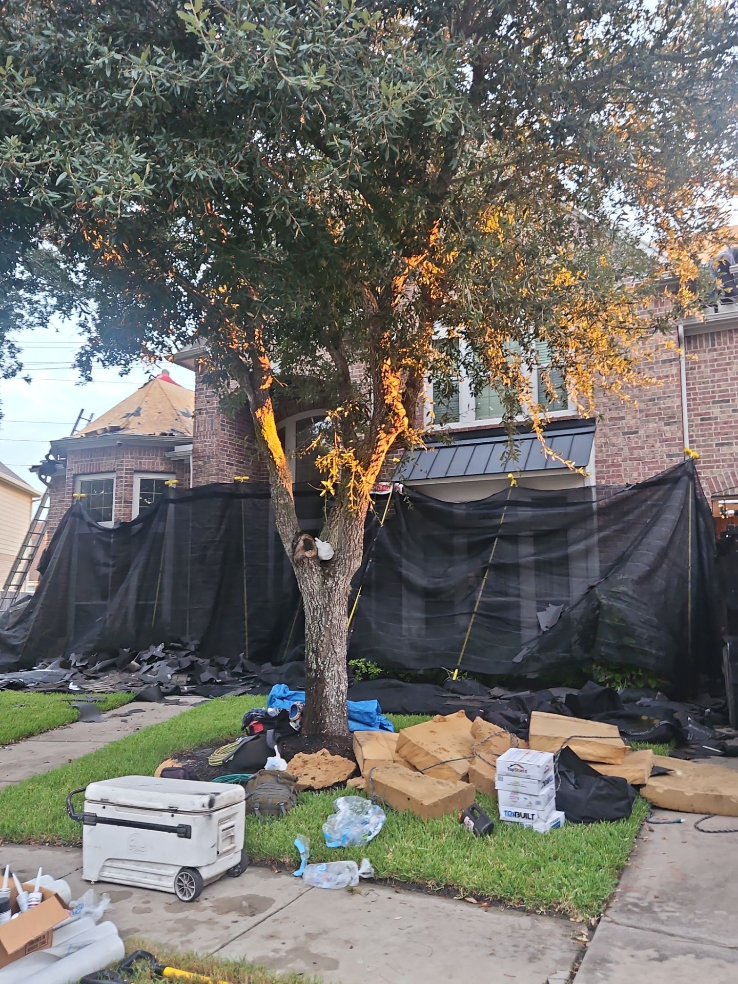 Project in Sugar Land by Motion Roofing