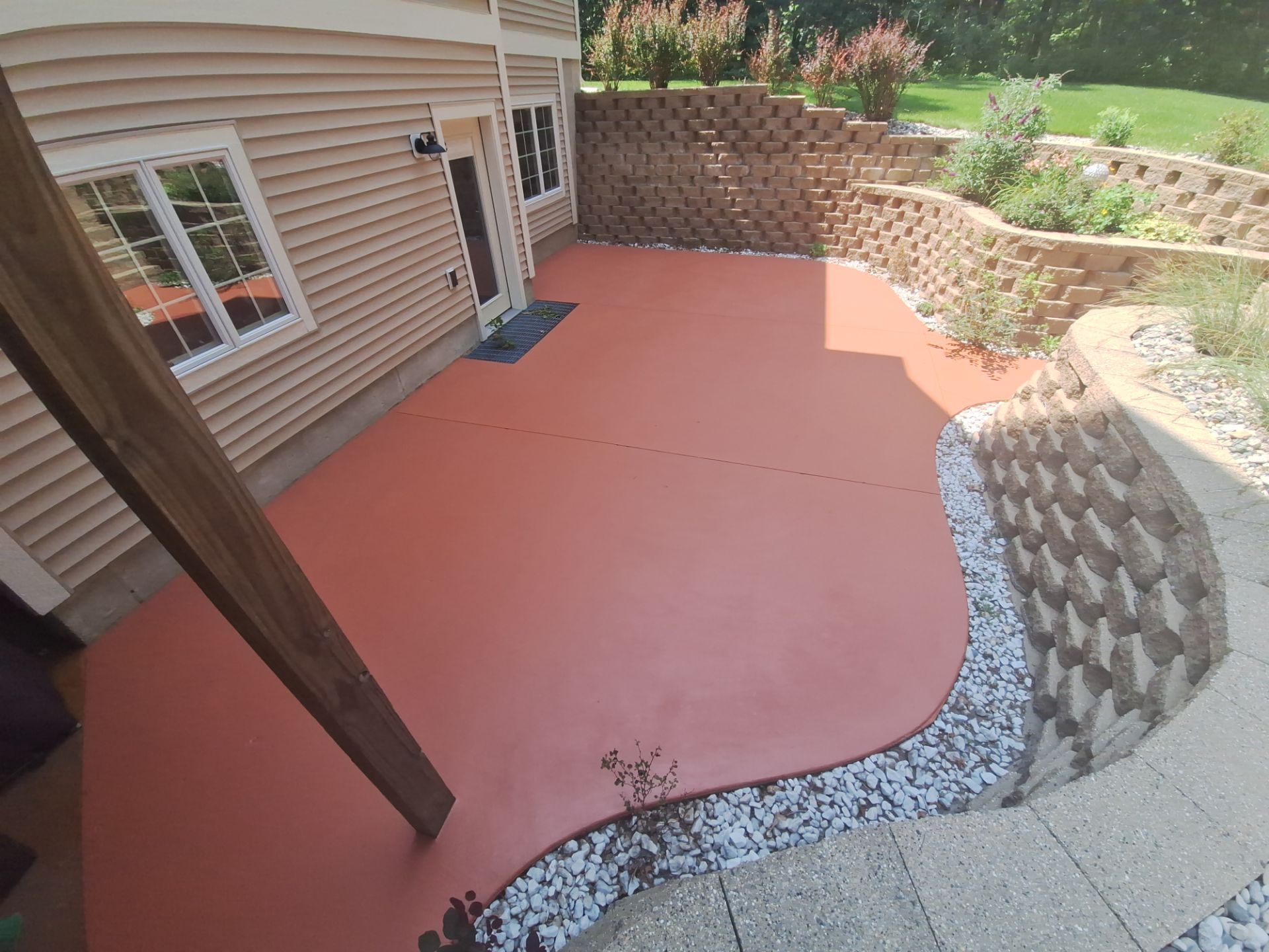 Residential Epoxy Floor Installation and Concrete Staining in Whitehall by Gordon Painting