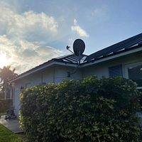 24ga 1.5" Mechanical Seam Matte Black by Total Roofing System The Metal Roof Experts
