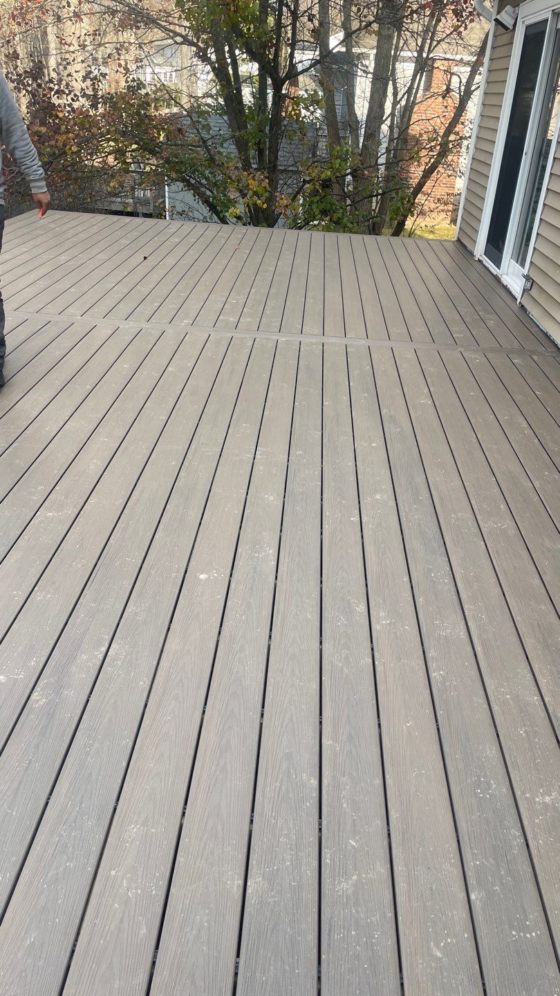 Deck Resurface + Extension in Randolph by deck guardian