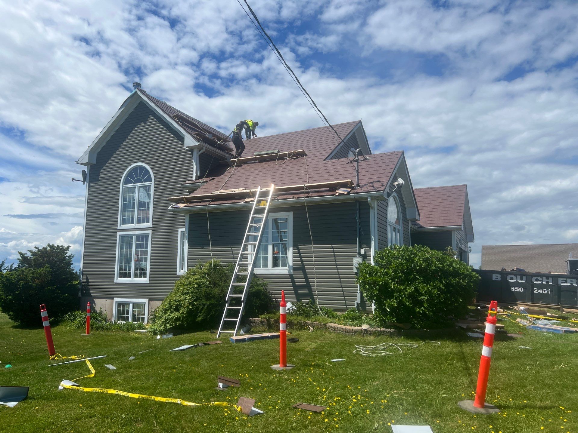 Residential Roofing Installation using Wakefield Bridge Steel Shingle by Ideal Steel by Artisan Roofing & Home Improvements Inc.