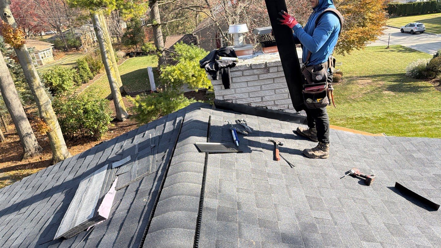 Roof Replacement using Owens Corning Onyx Black by 180 Contractors