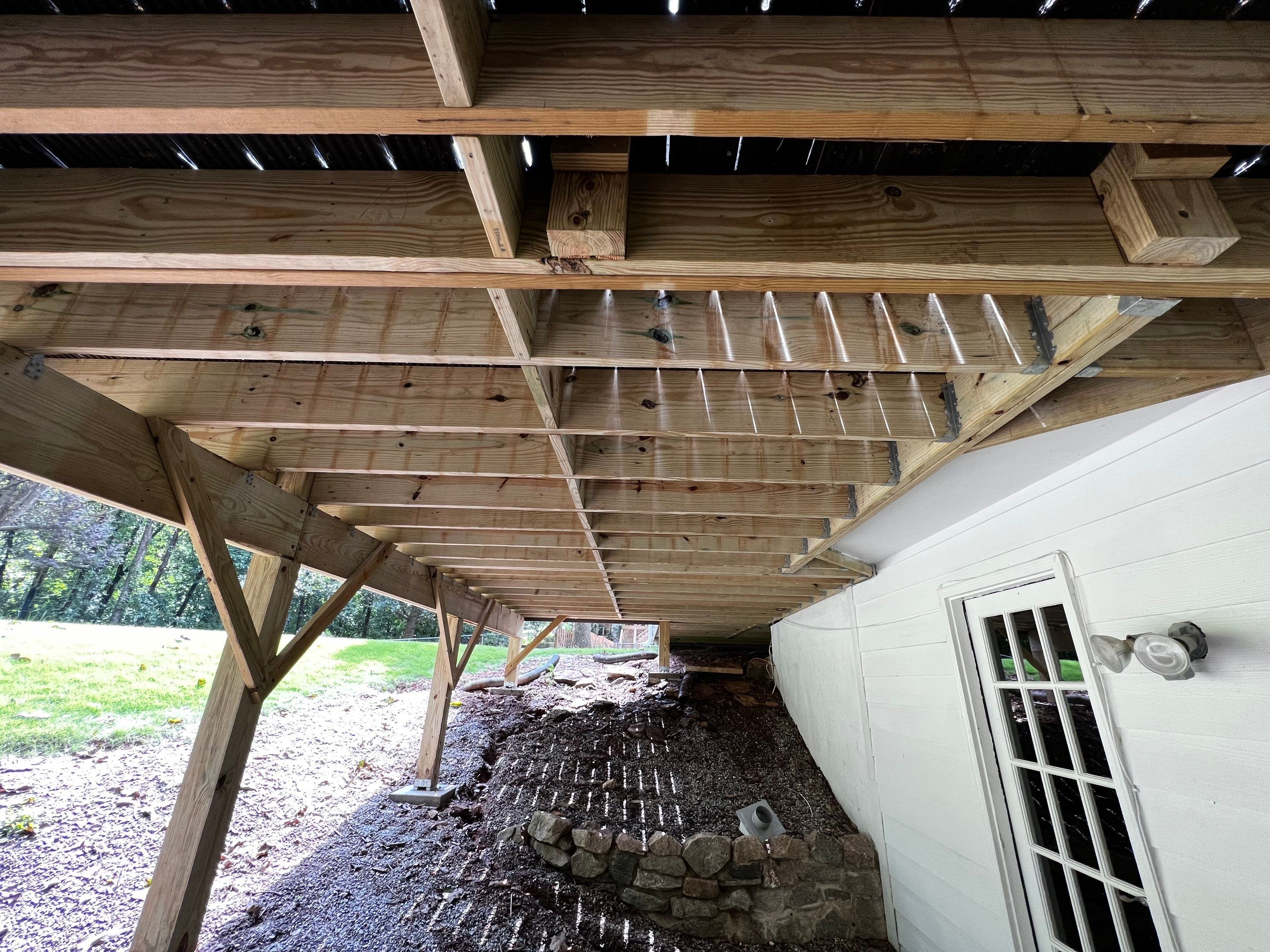 Elevated Composite Deck and Screened Porch Construction in Duluth by Swift Home Renovations 