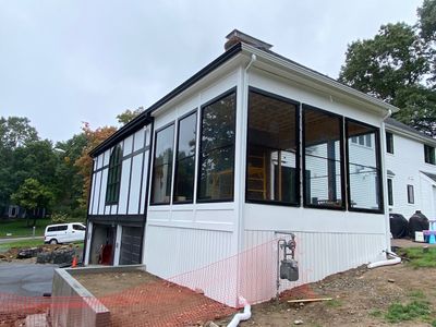 Sharon, MA Gutter Installation using 5" K-Style Aluminum Gutter