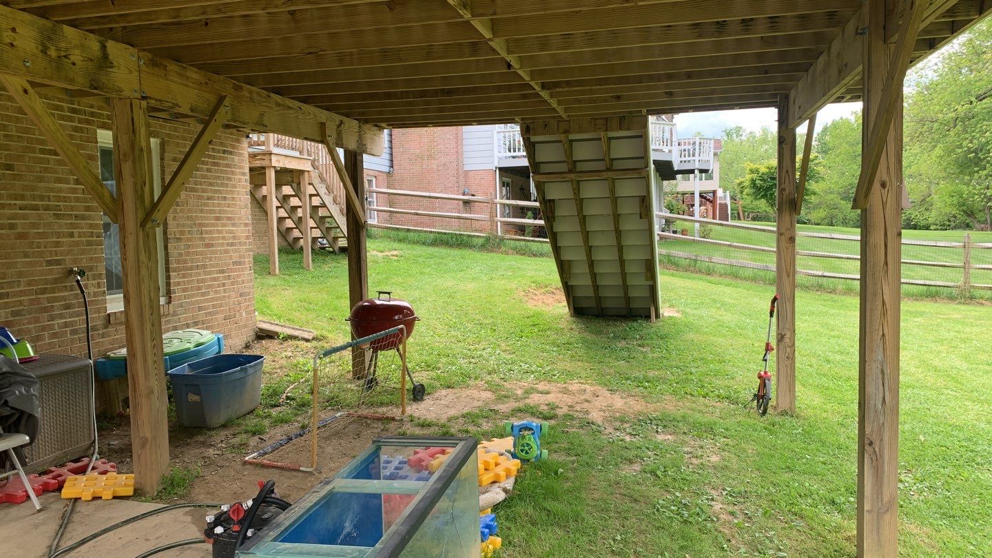 Backyard Transformation using Techo-Bloc Pavers by The Smet Companies, LLC