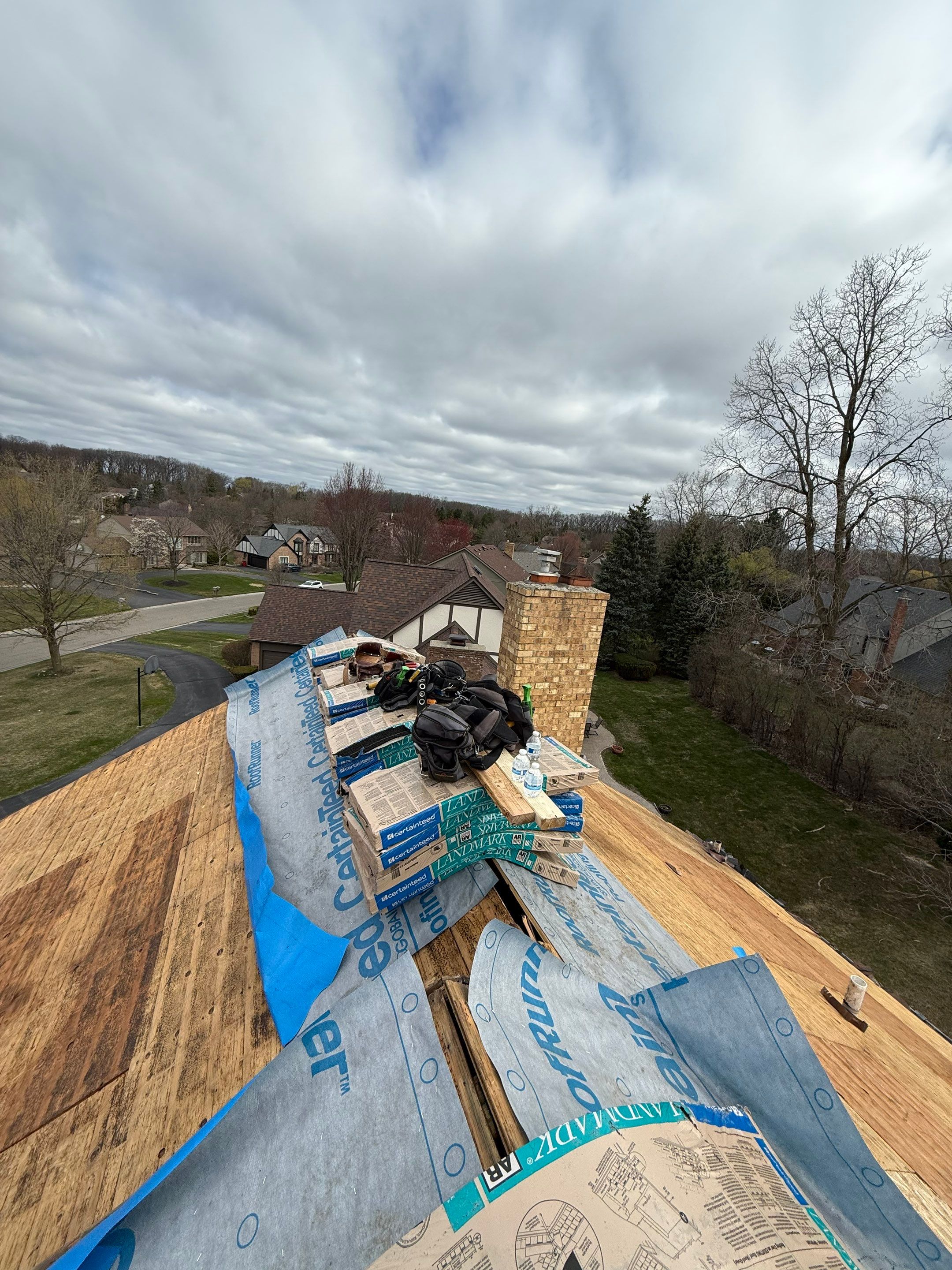 Project in West Bloomfield Township by Eave Roofing