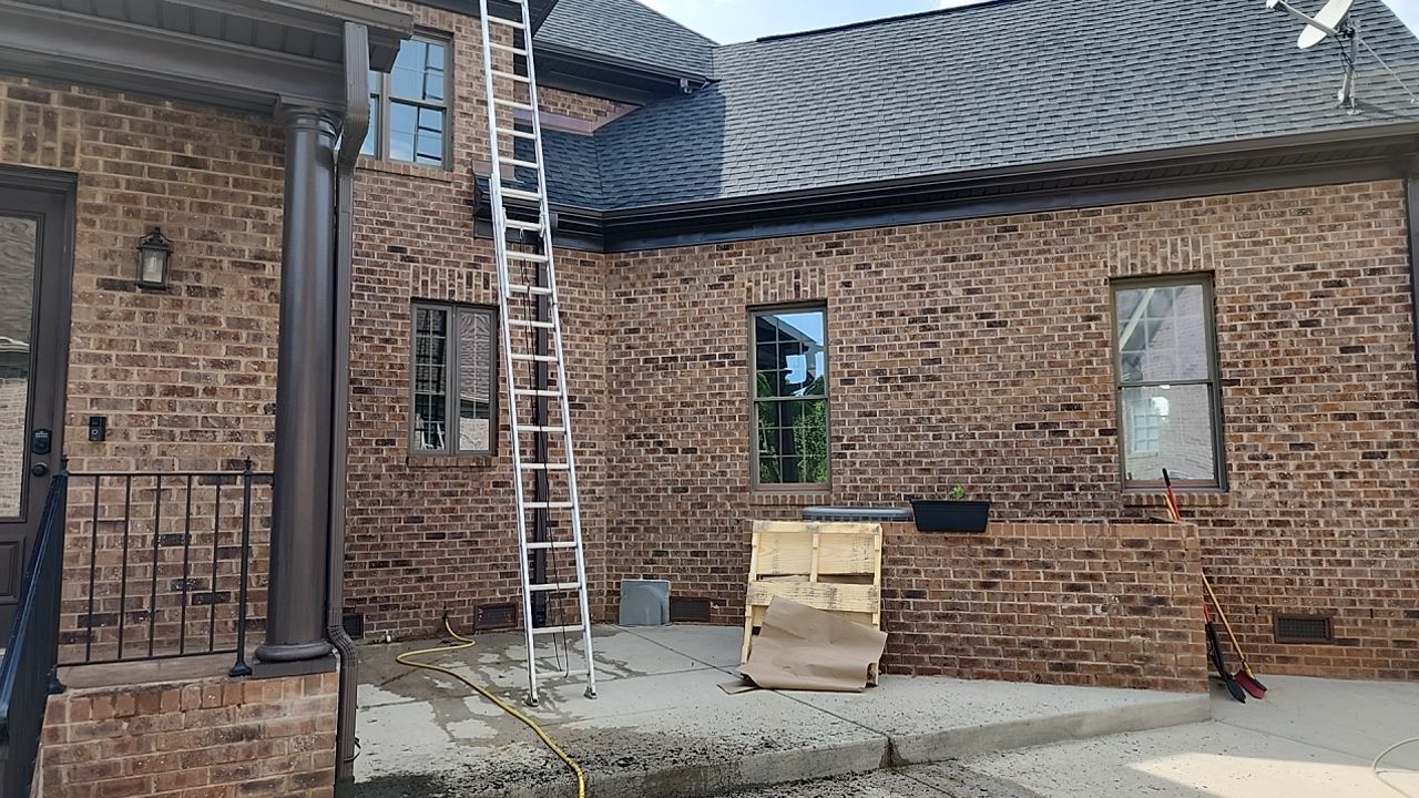 House Wash using cleaner by Power Wash Masters LLC