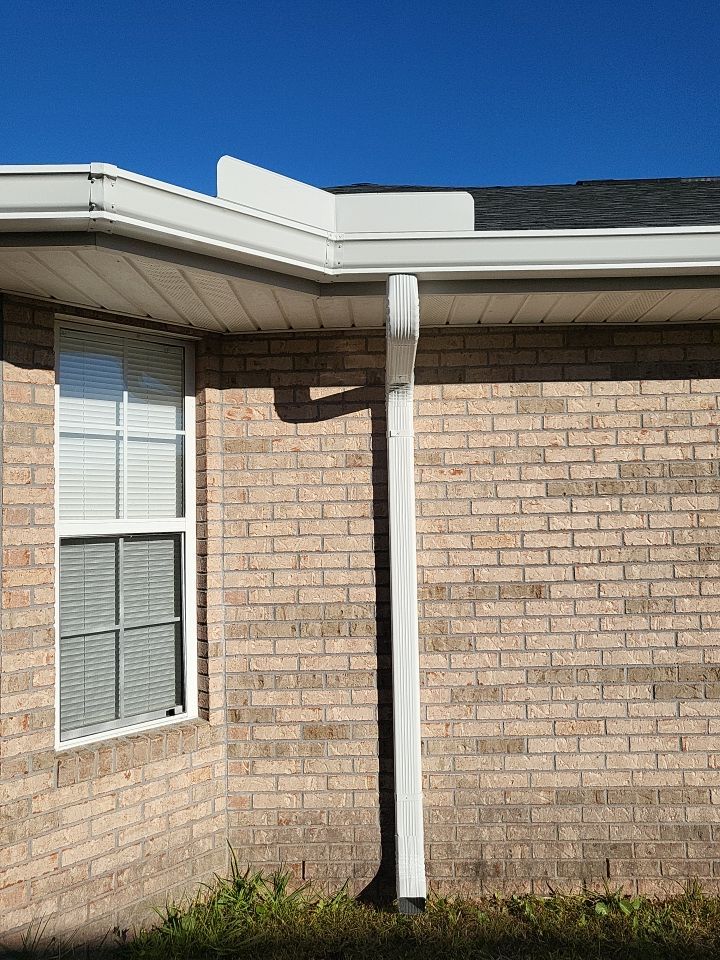 Gutter Installation using K-Style Seamless Gutters by Gutter Professors