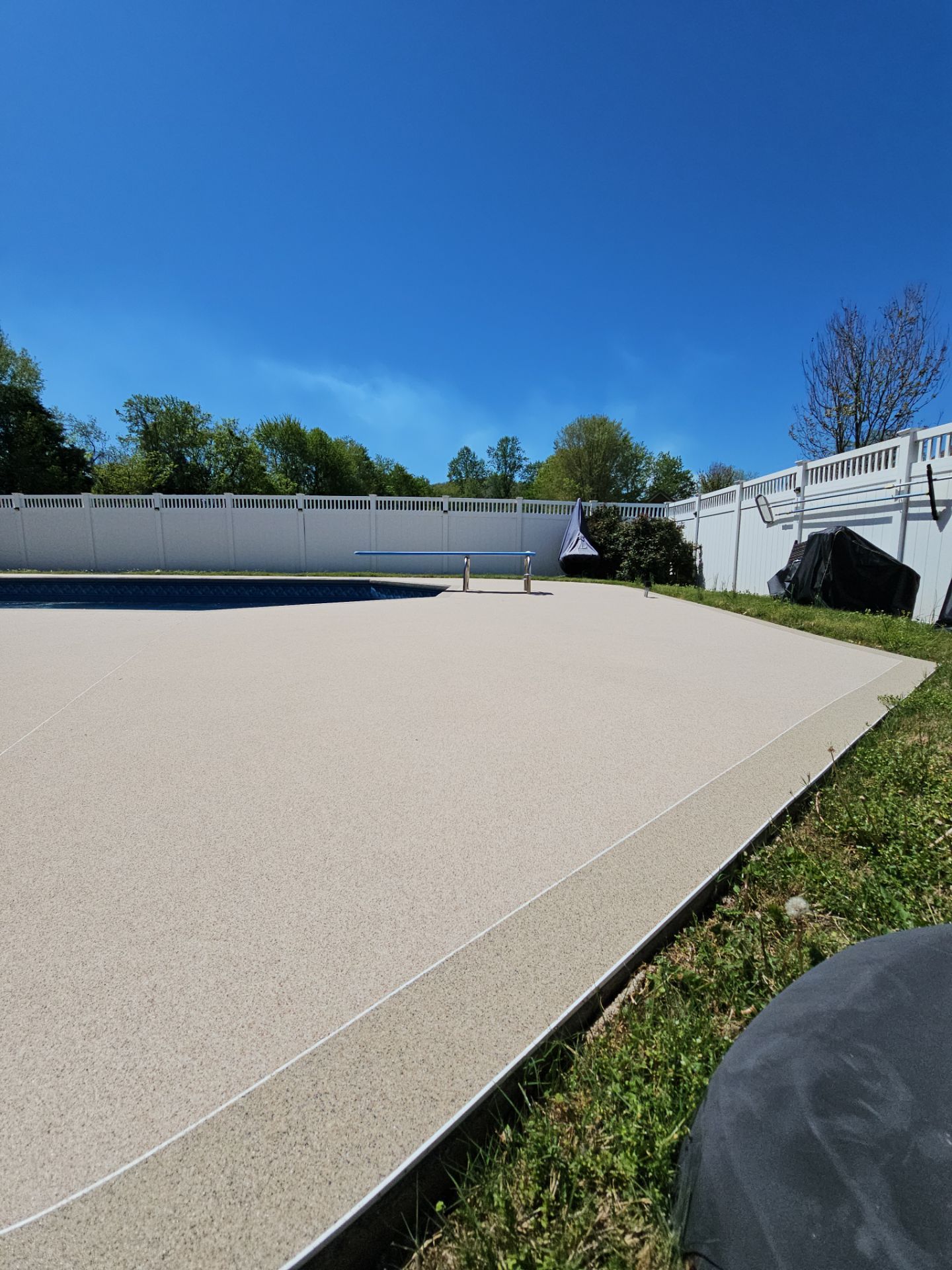 Pool Deck Upgrade Using Coconut and Biscuit by Elite Floor Solutions