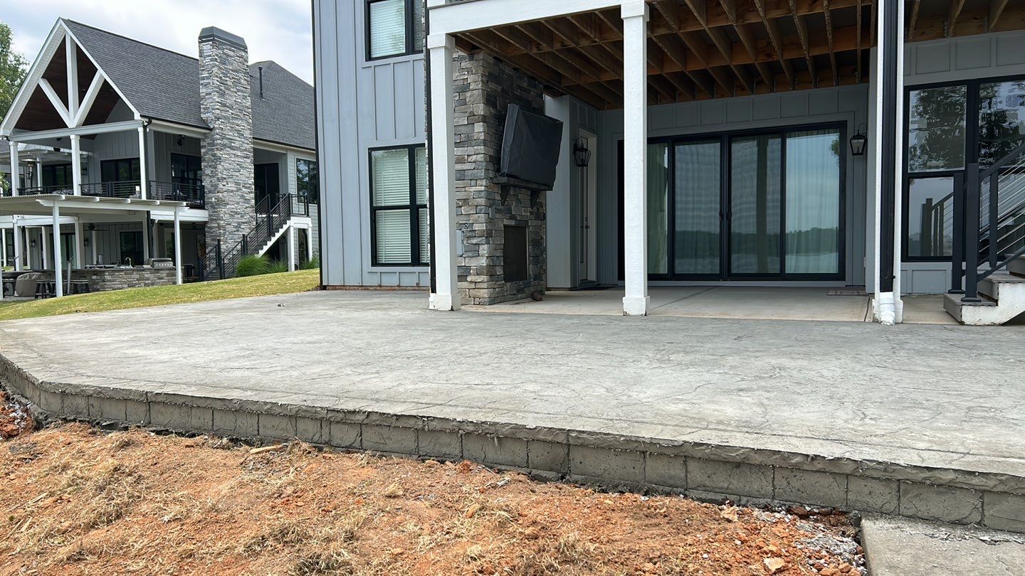 Stamped Concrete Patio by Xtreme Concrete Services